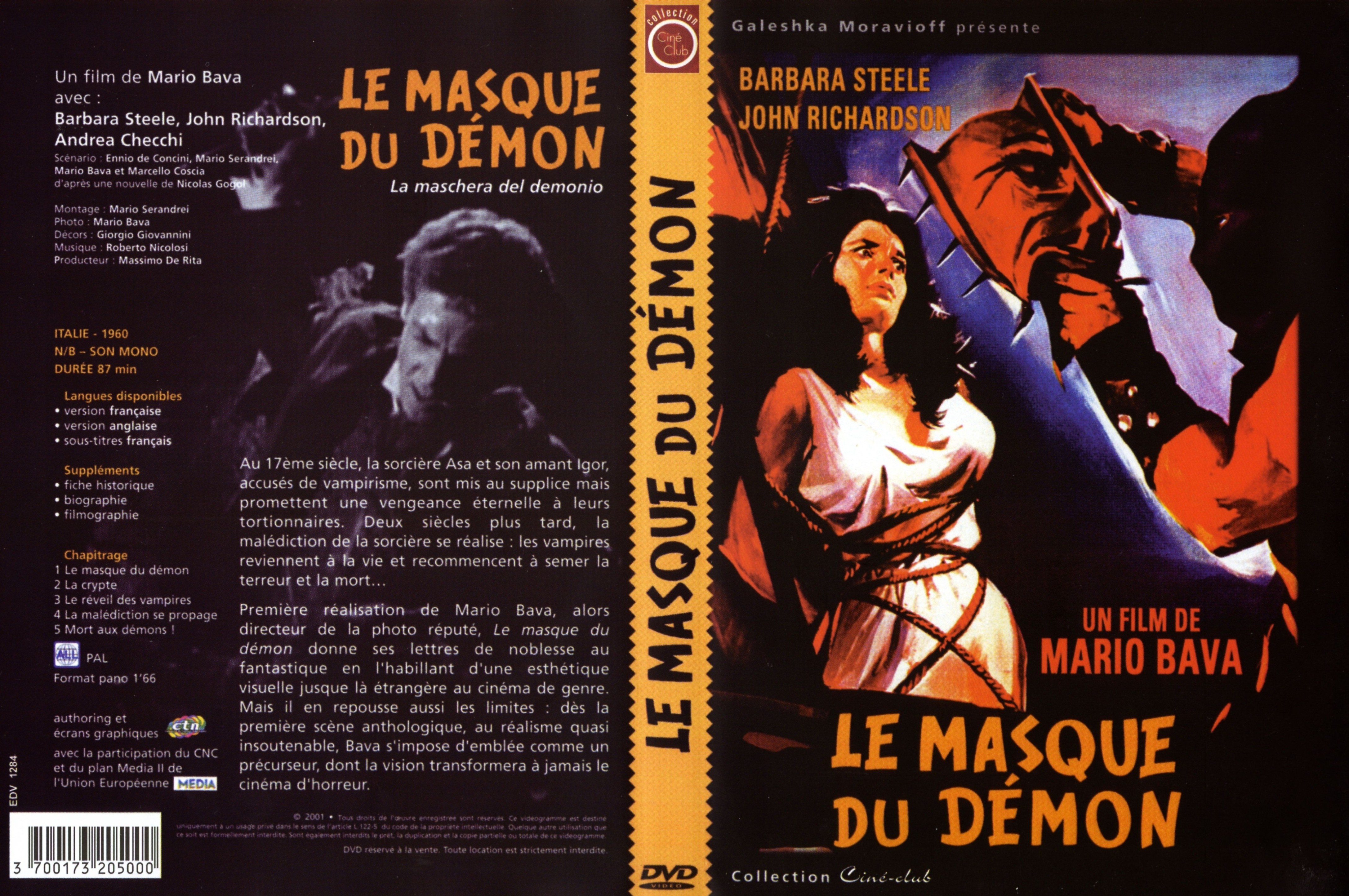 Jaquette DVD Le masque du dmon