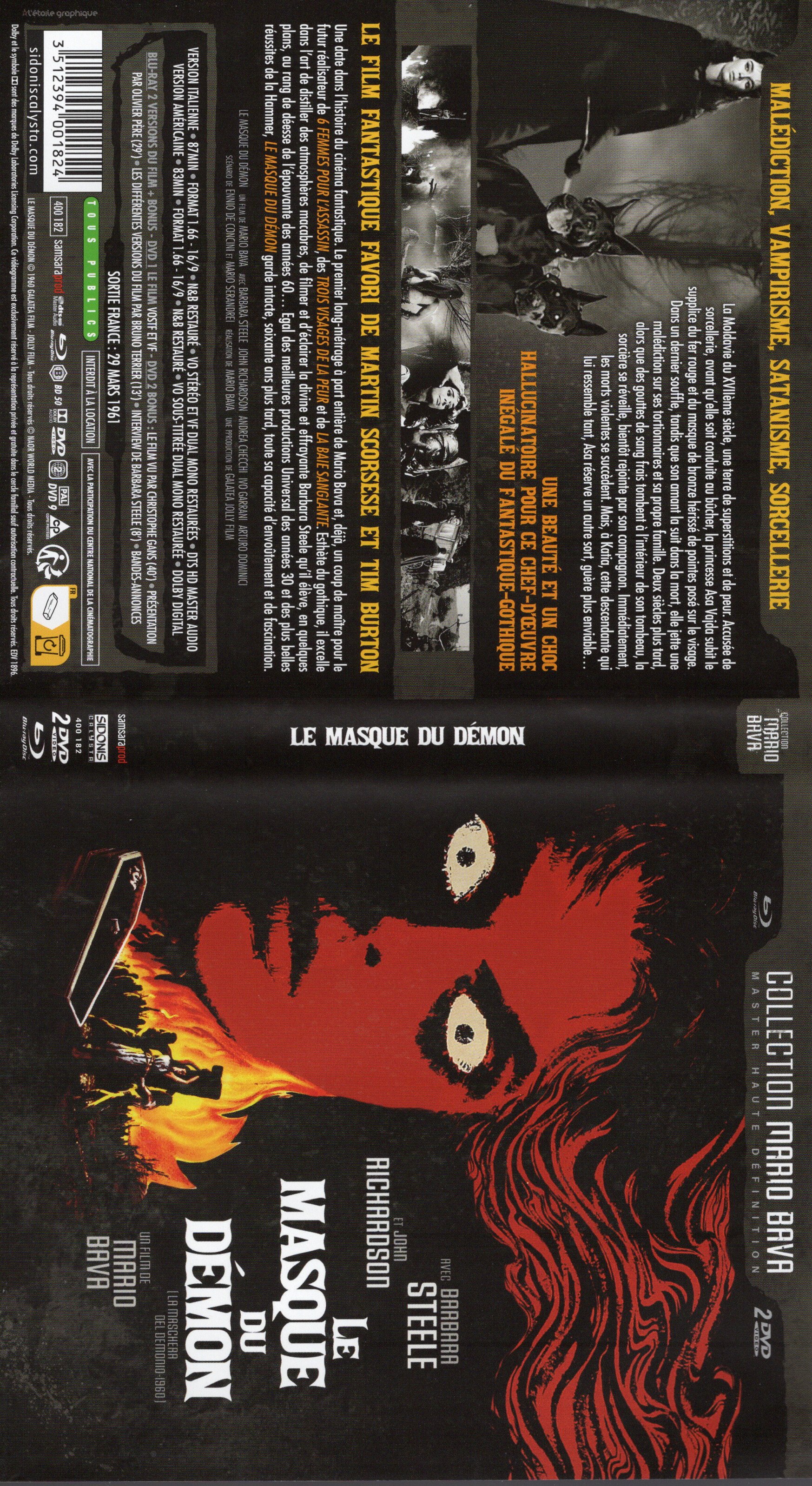 Jaquette DVD Le masque du dmon (BLU-RAY)