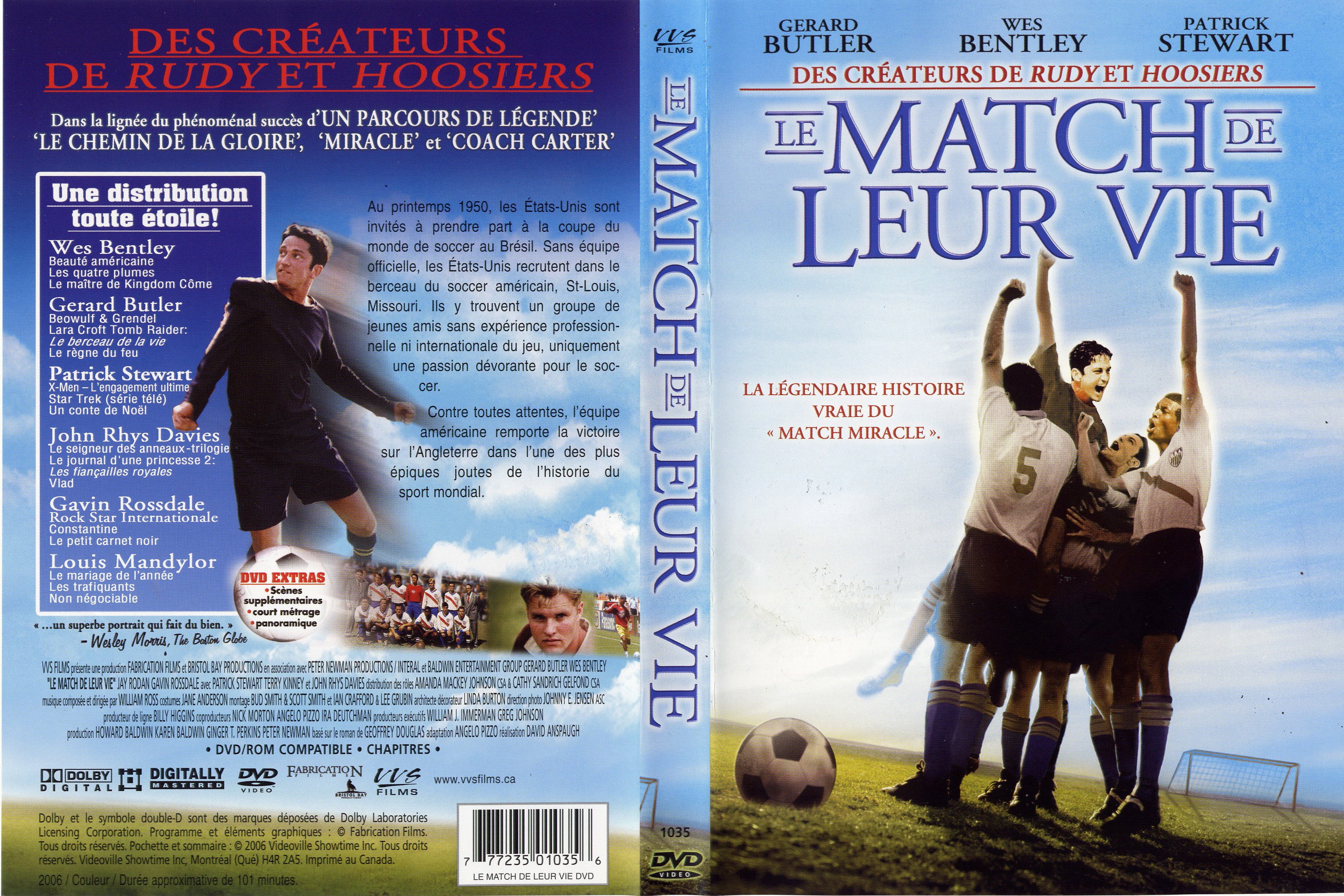 Jaquette DVD Le match de leur vie v2