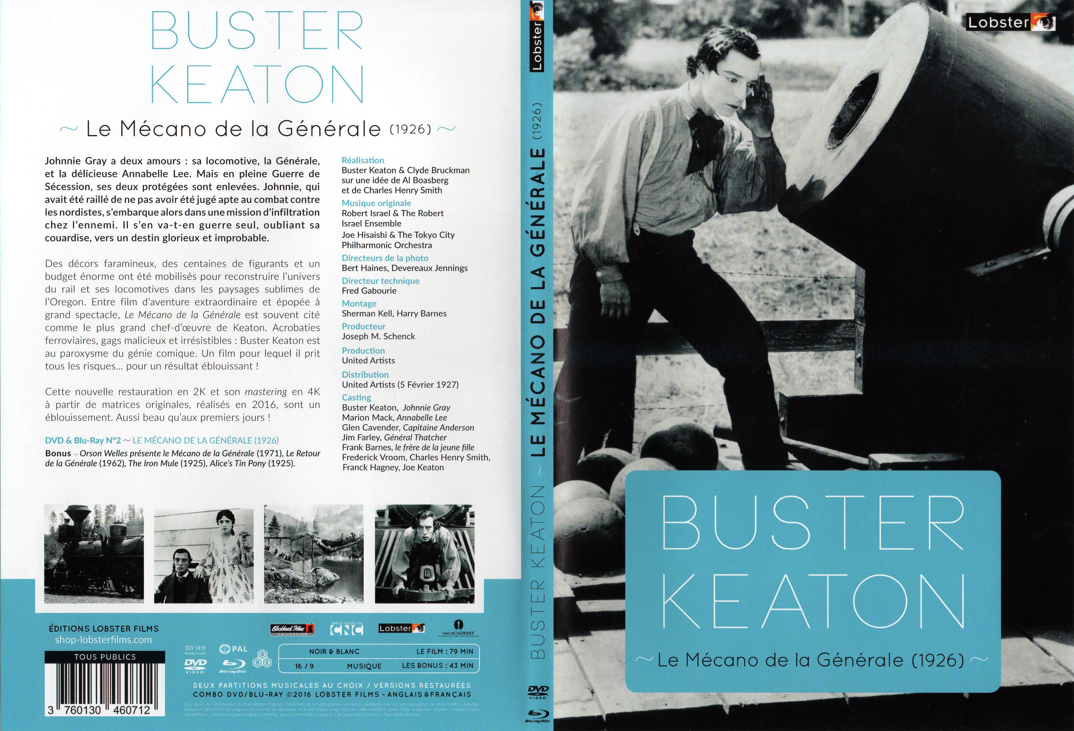 Jaquette DVD Le mecano de la Generale (BLU-RAY)
