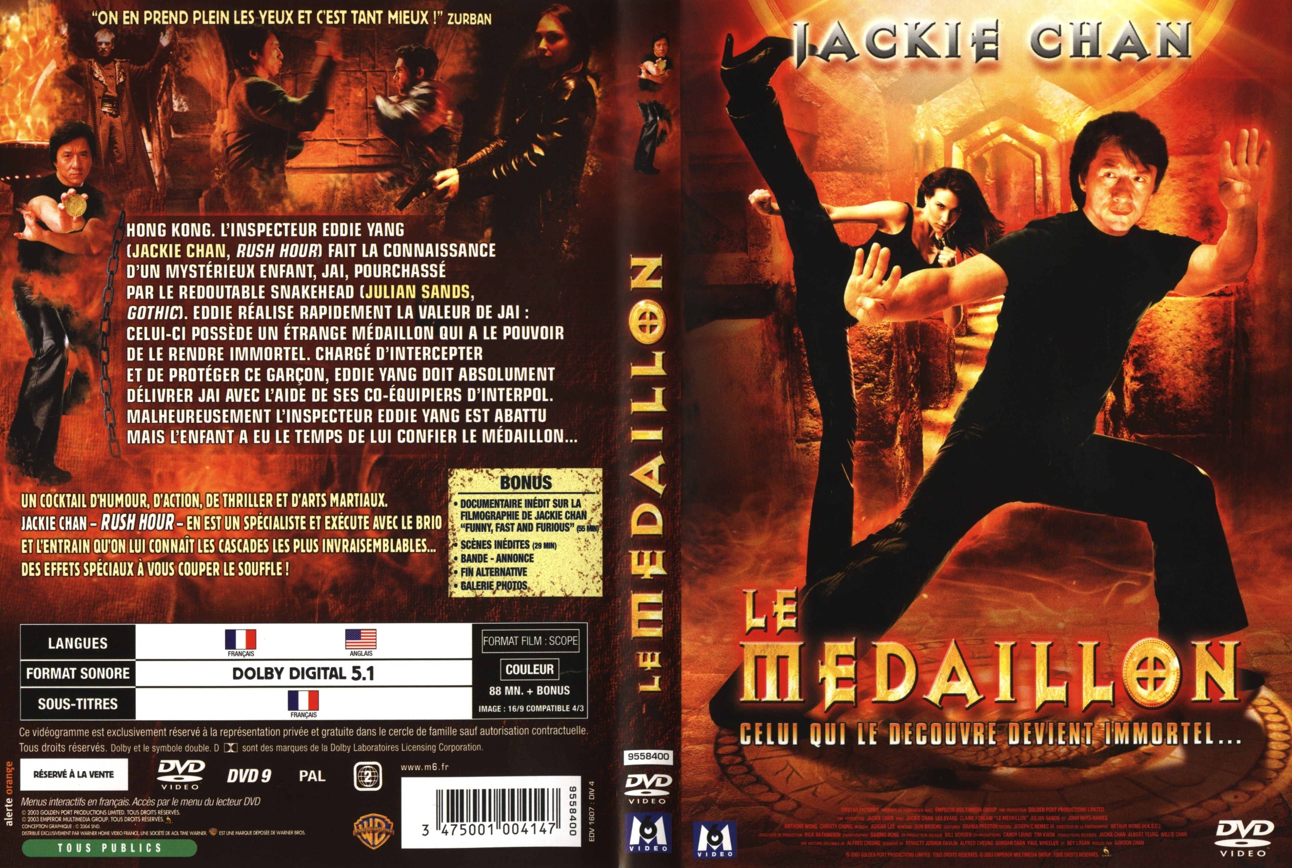 Jaquette DVD Le medaillon