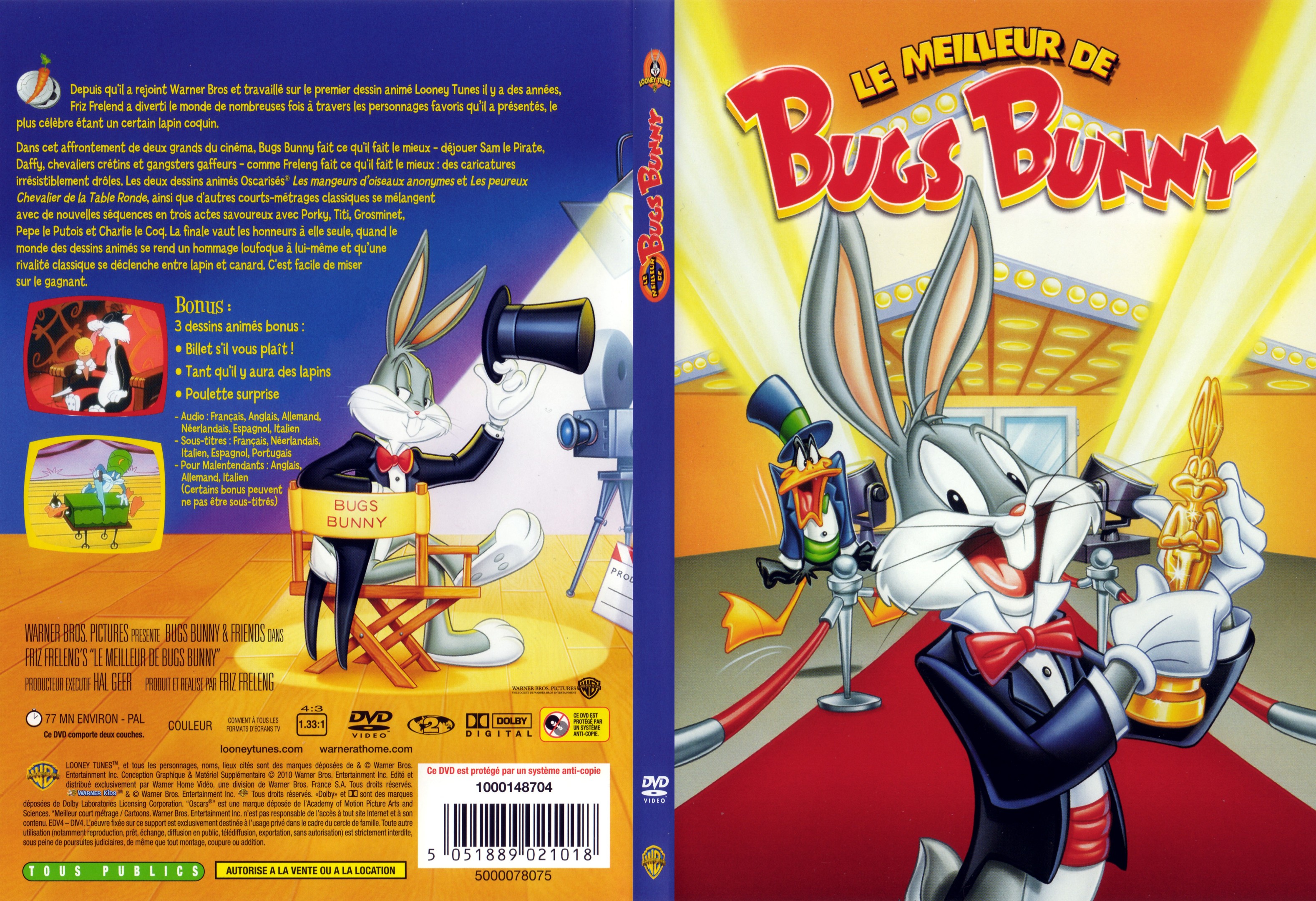 Jaquette DVD Le meilleur de Bugs Bunny - SLIM