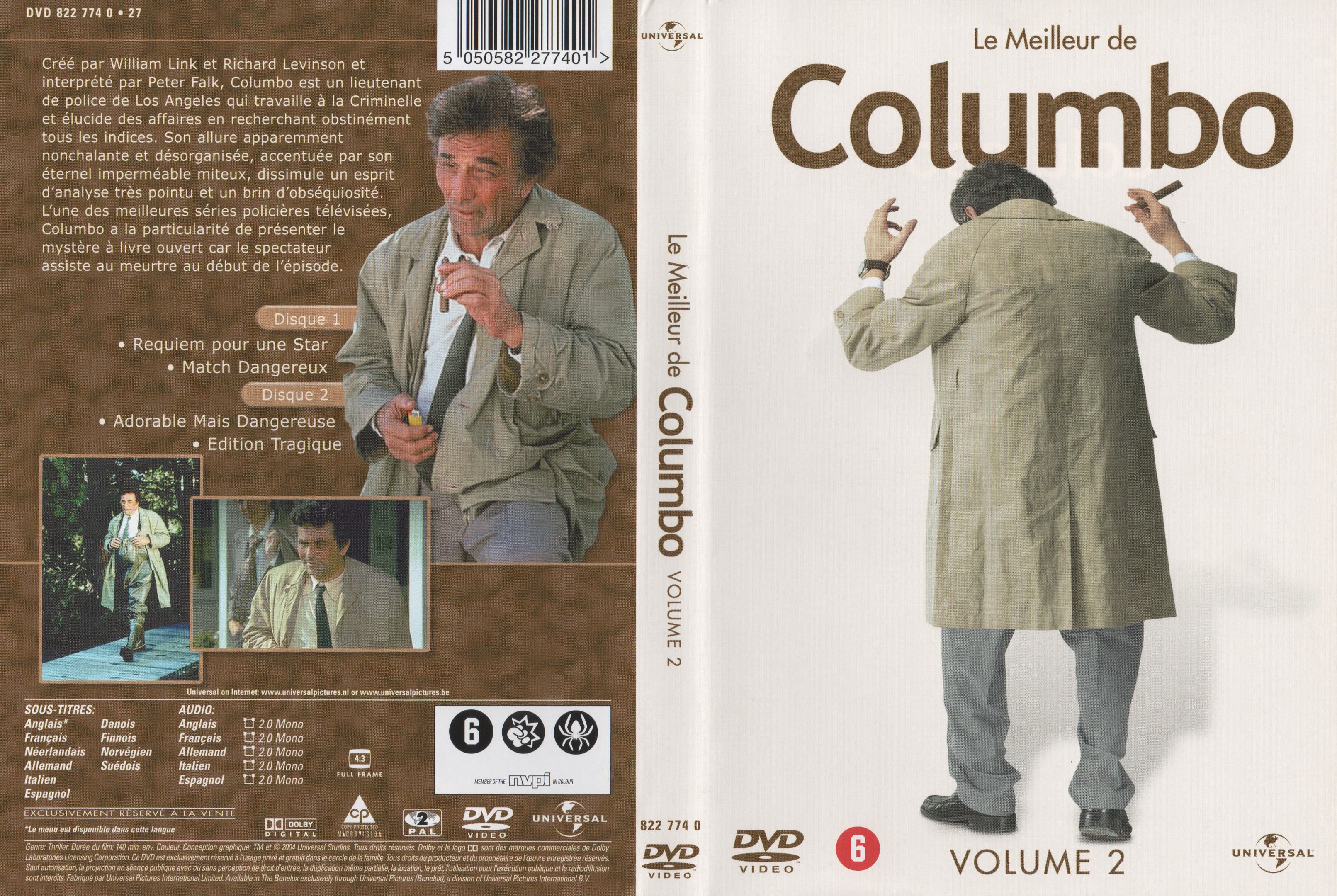 Jaquette DVD Le meilleur de Columbo vol 2