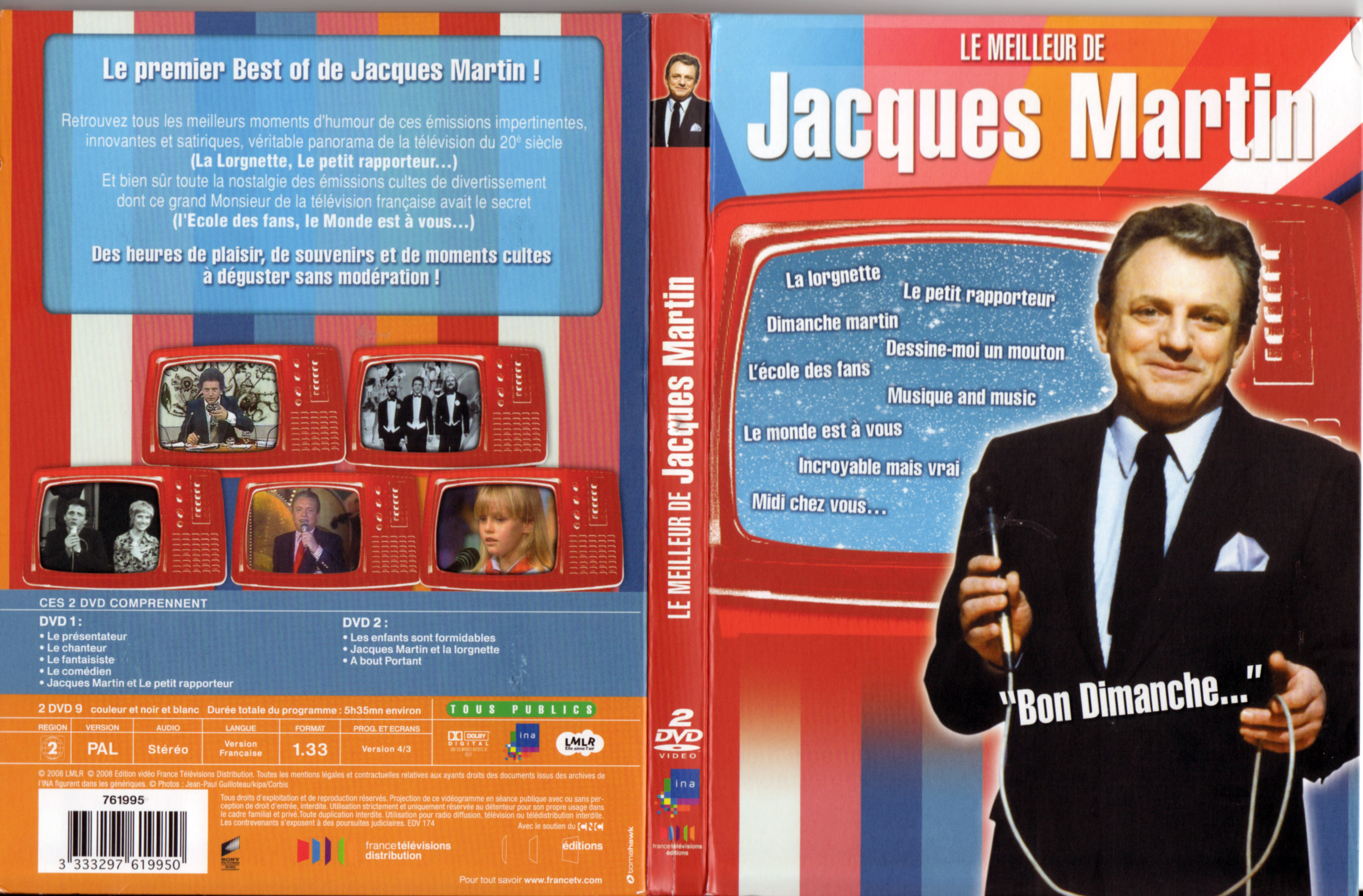 Jaquette DVD Le meilleur de Jacques Martin