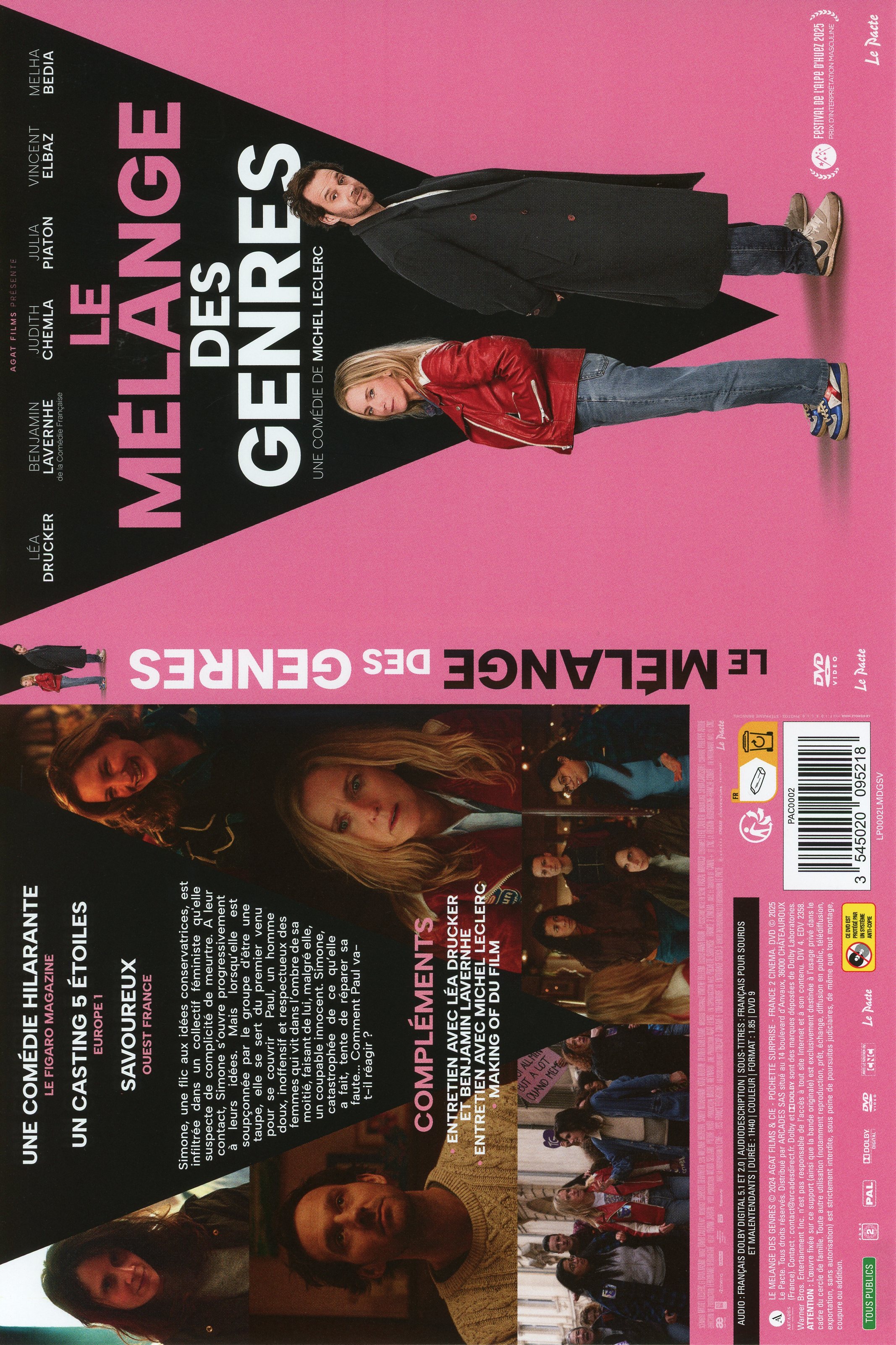 Jaquette DVD Le m�lange des genres 