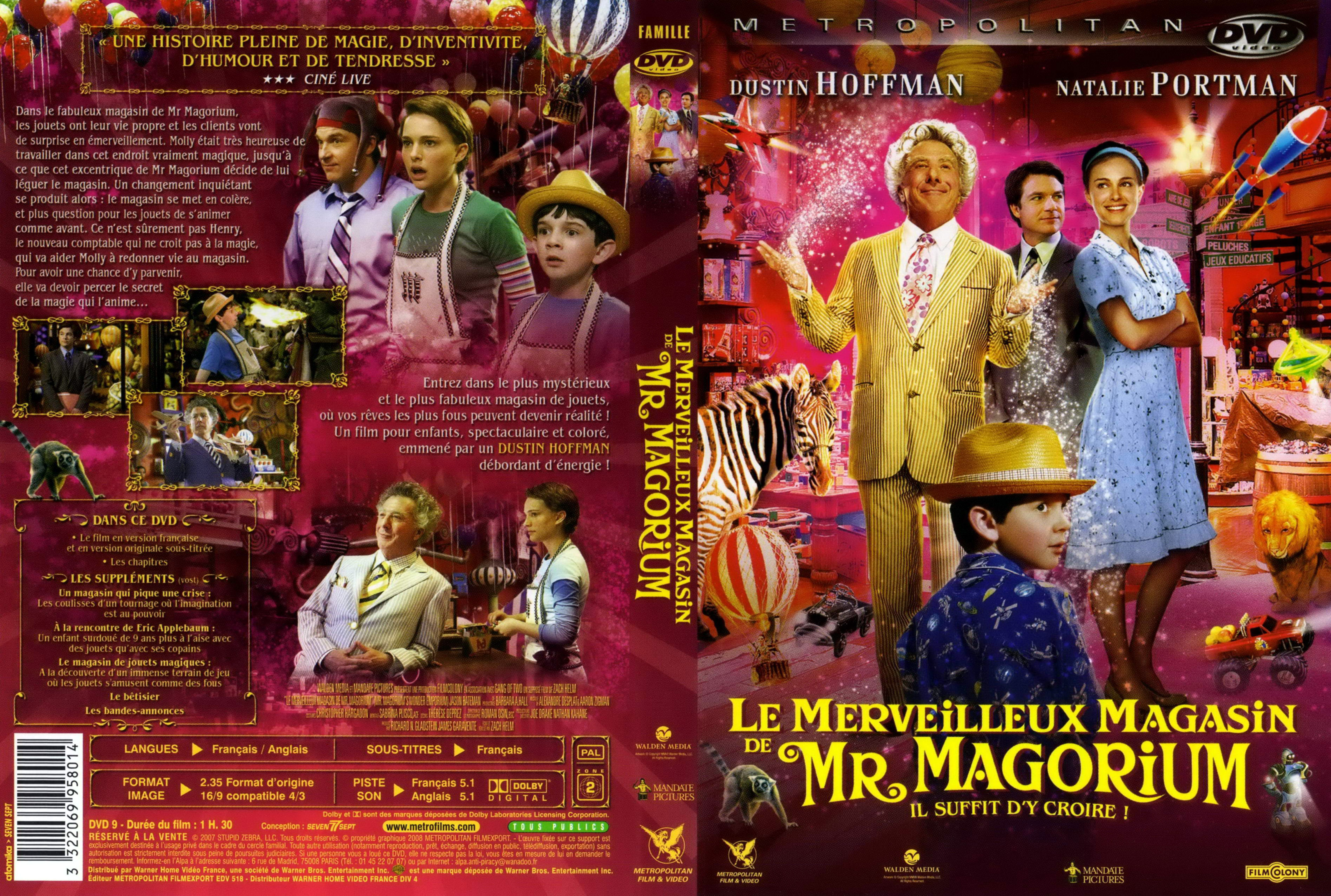 Jaquette DVD Le merveilleux magasin de Mr Magorium