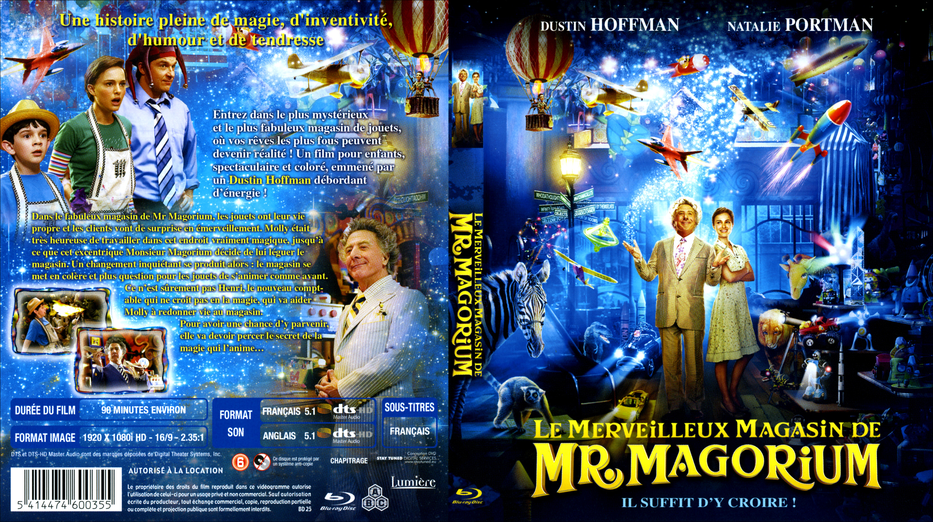 Jaquette DVD Le merveilleux magasin de Mr Magorium (BLU-RAY)