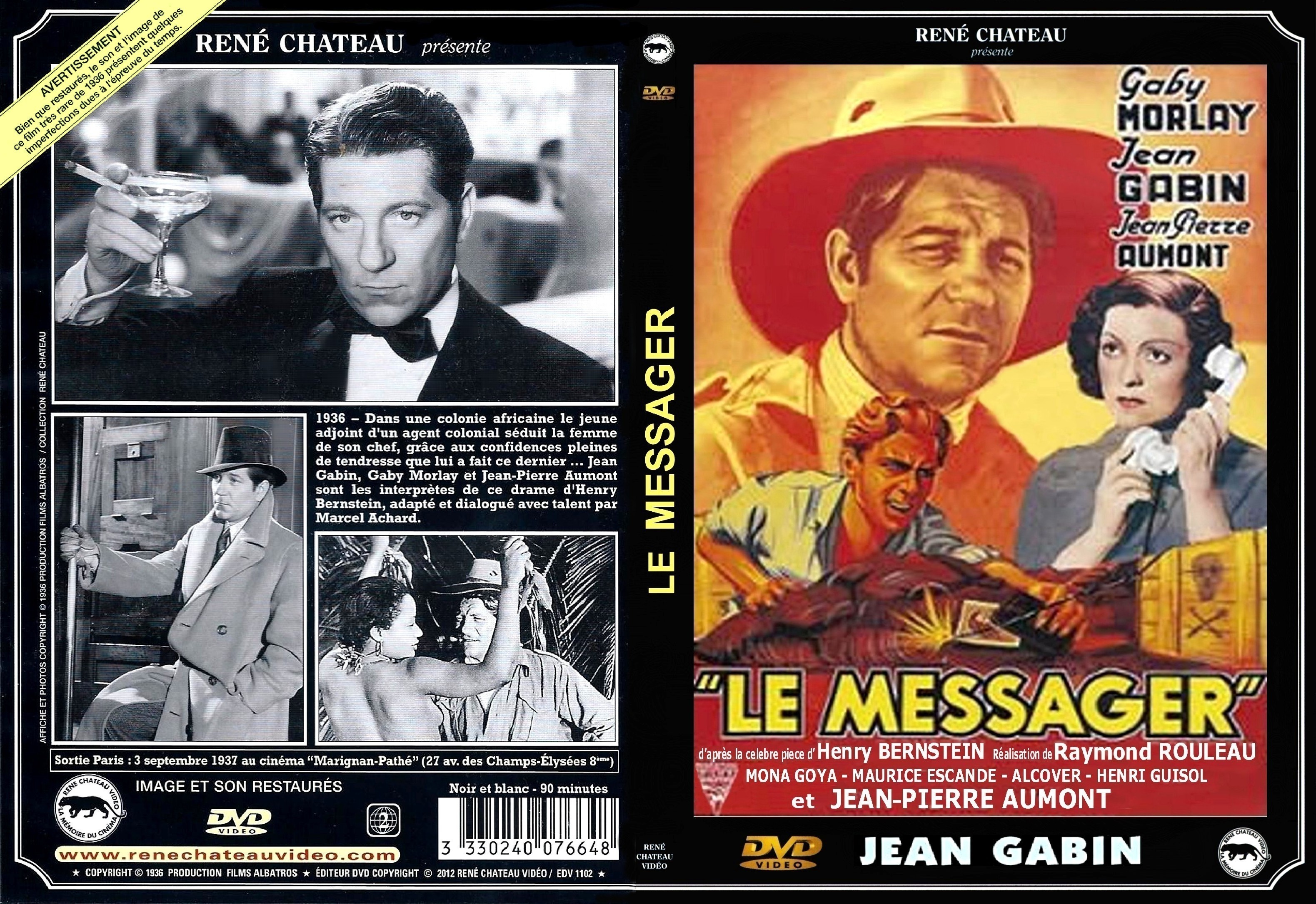 Jaquette DVD Le messager (1936) - SLIM
