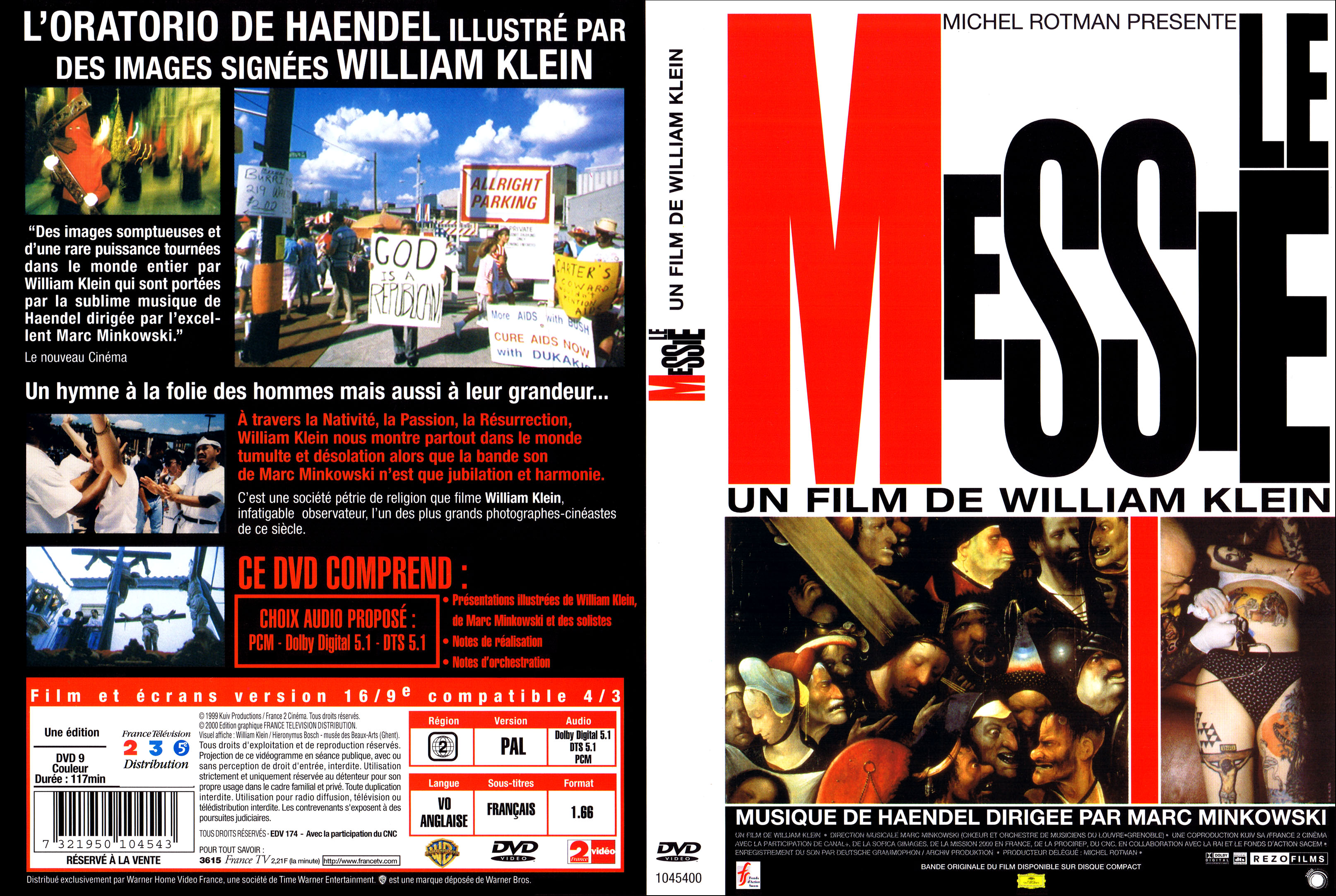 Jaquette DVD Le messie