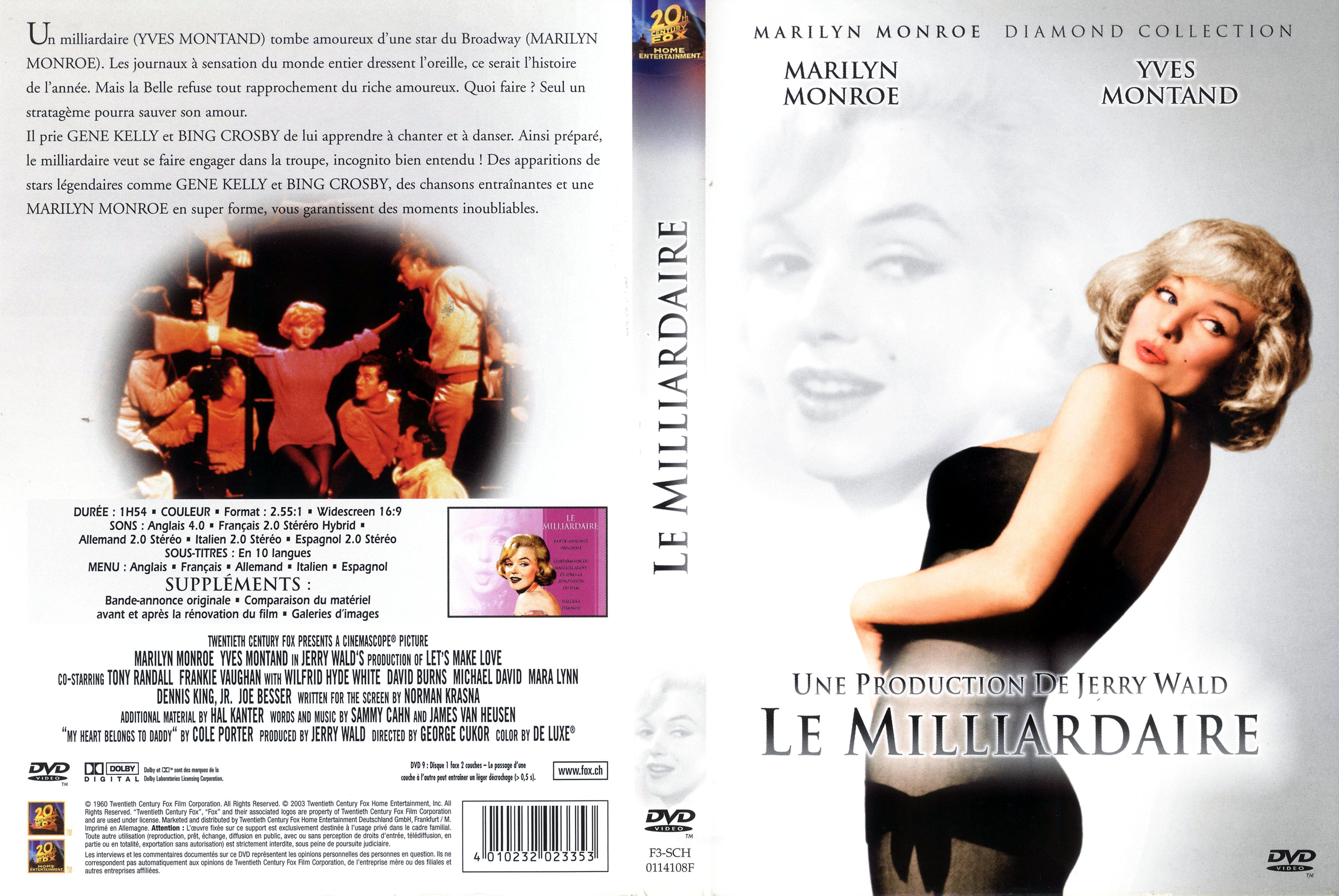 Jaquette DVD Le milliardaire