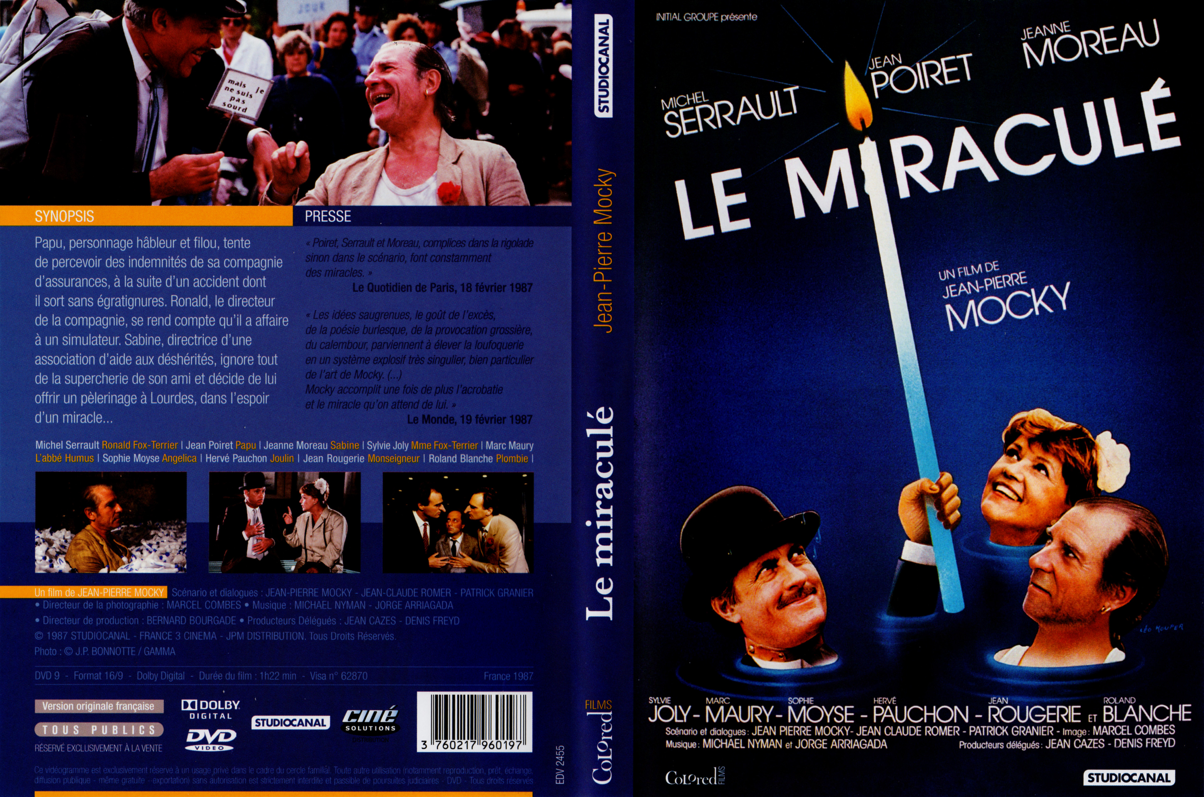 Jaquette DVD Le miracul