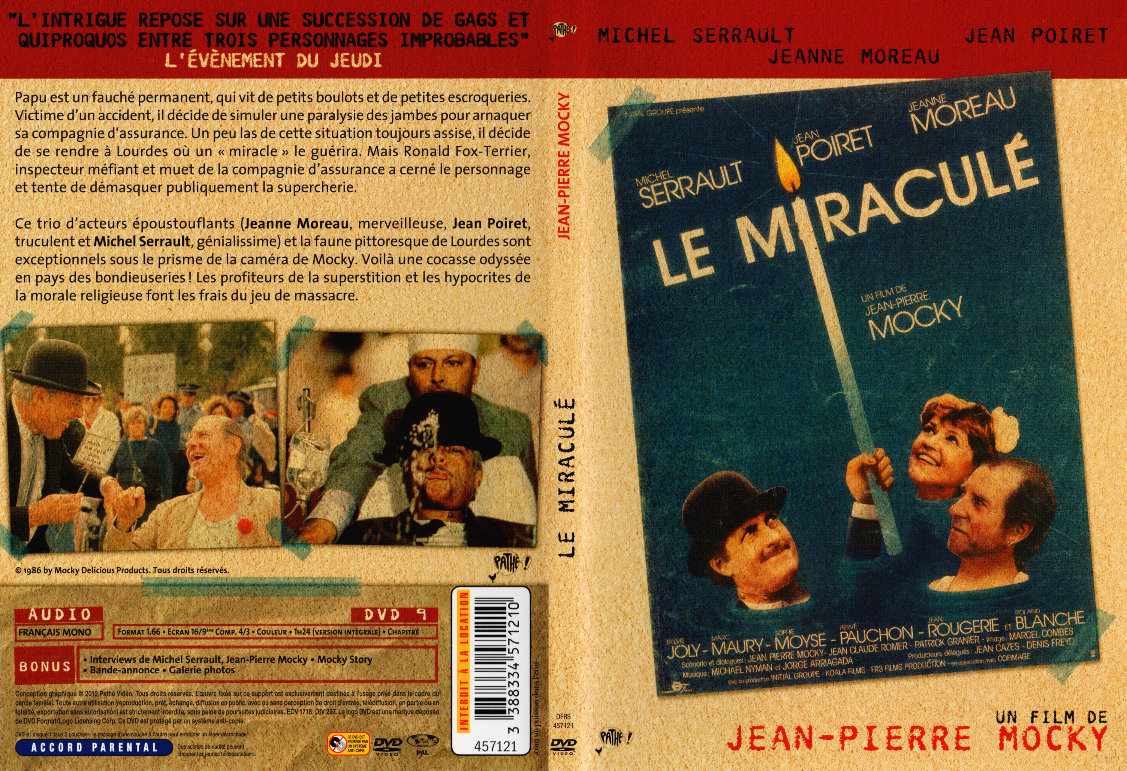 Jaquette DVD Le miracul v2