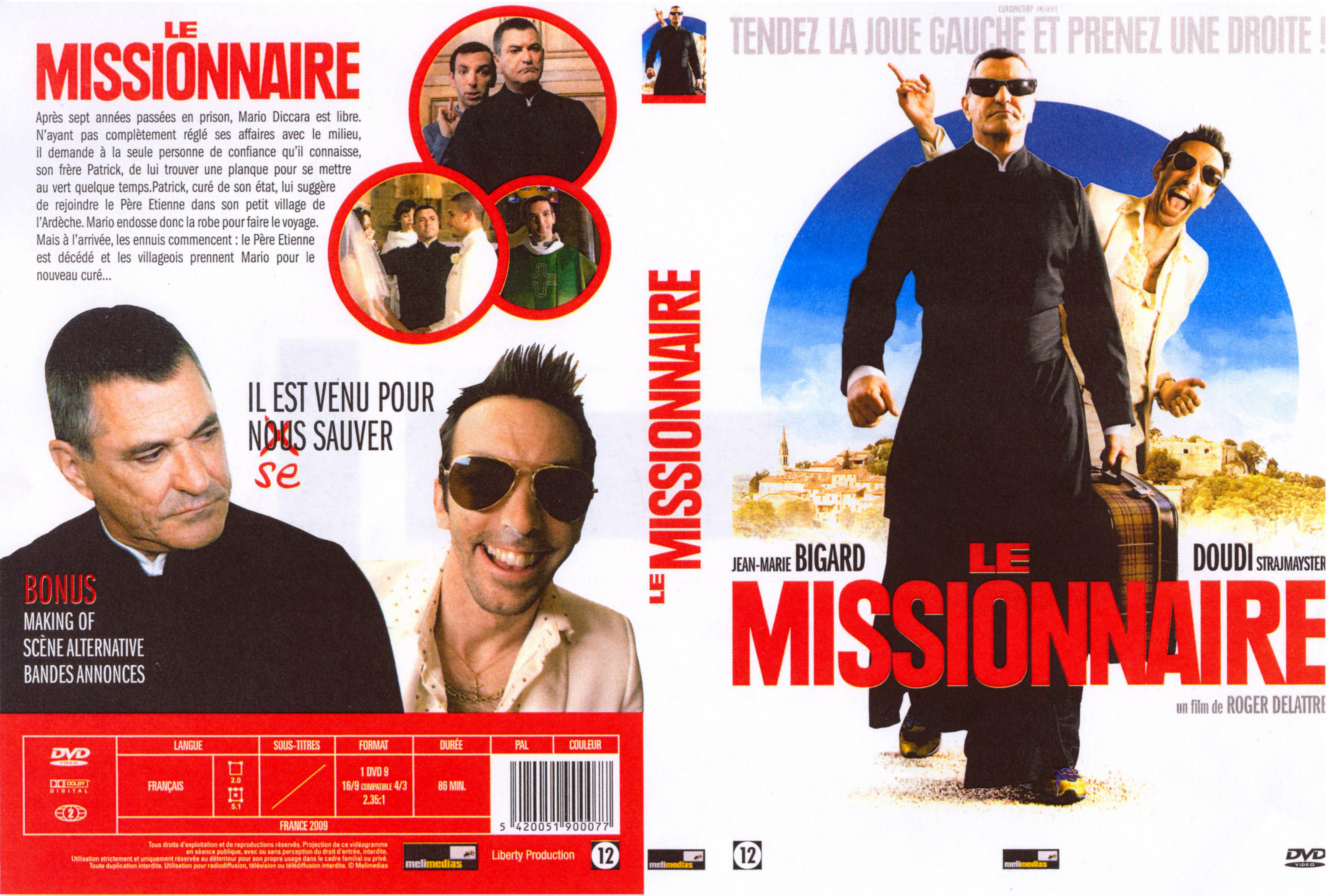 Jaquette DVD Le missionnaire