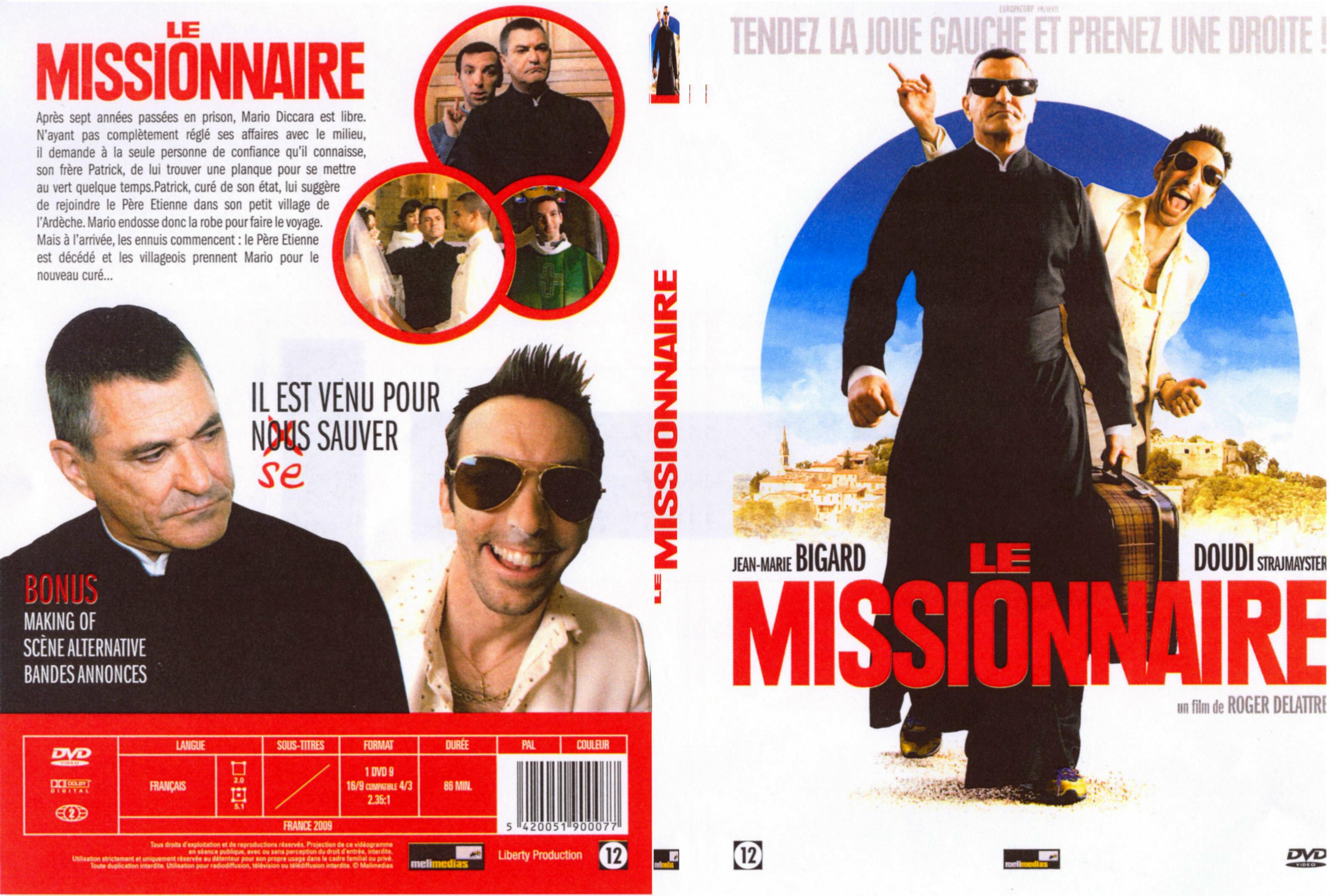 Jaquette DVD Le missionnaire - SLIM
