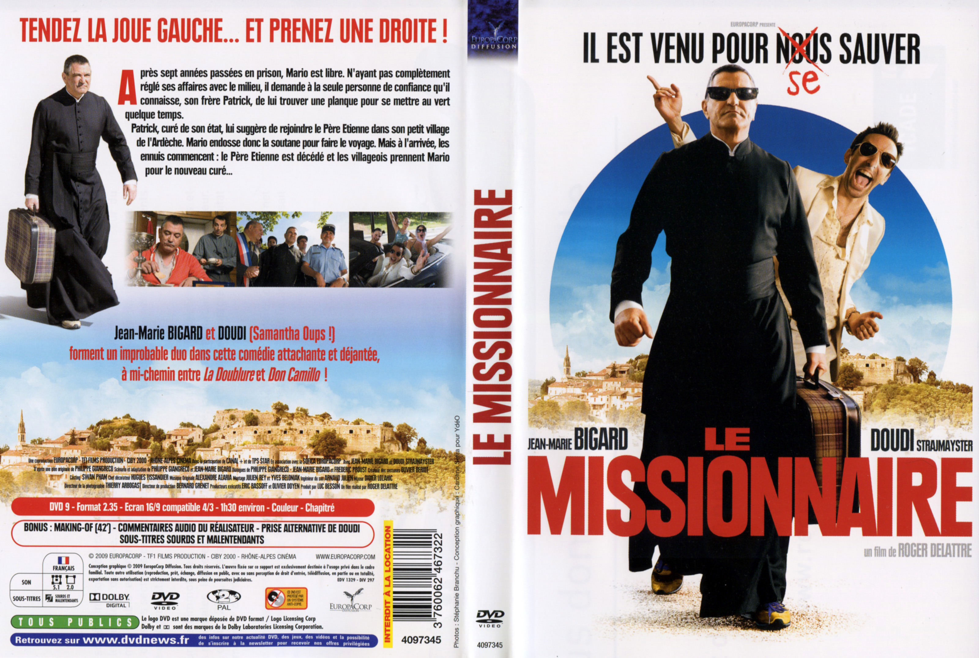 Jaquette DVD Le missionnaire v2