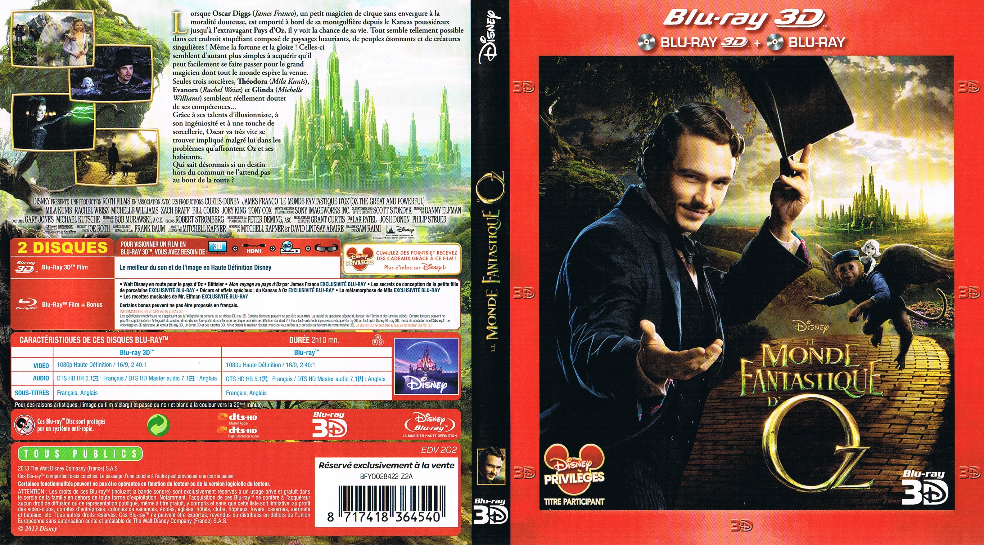 Jaquette DVD Le monde fantastique d