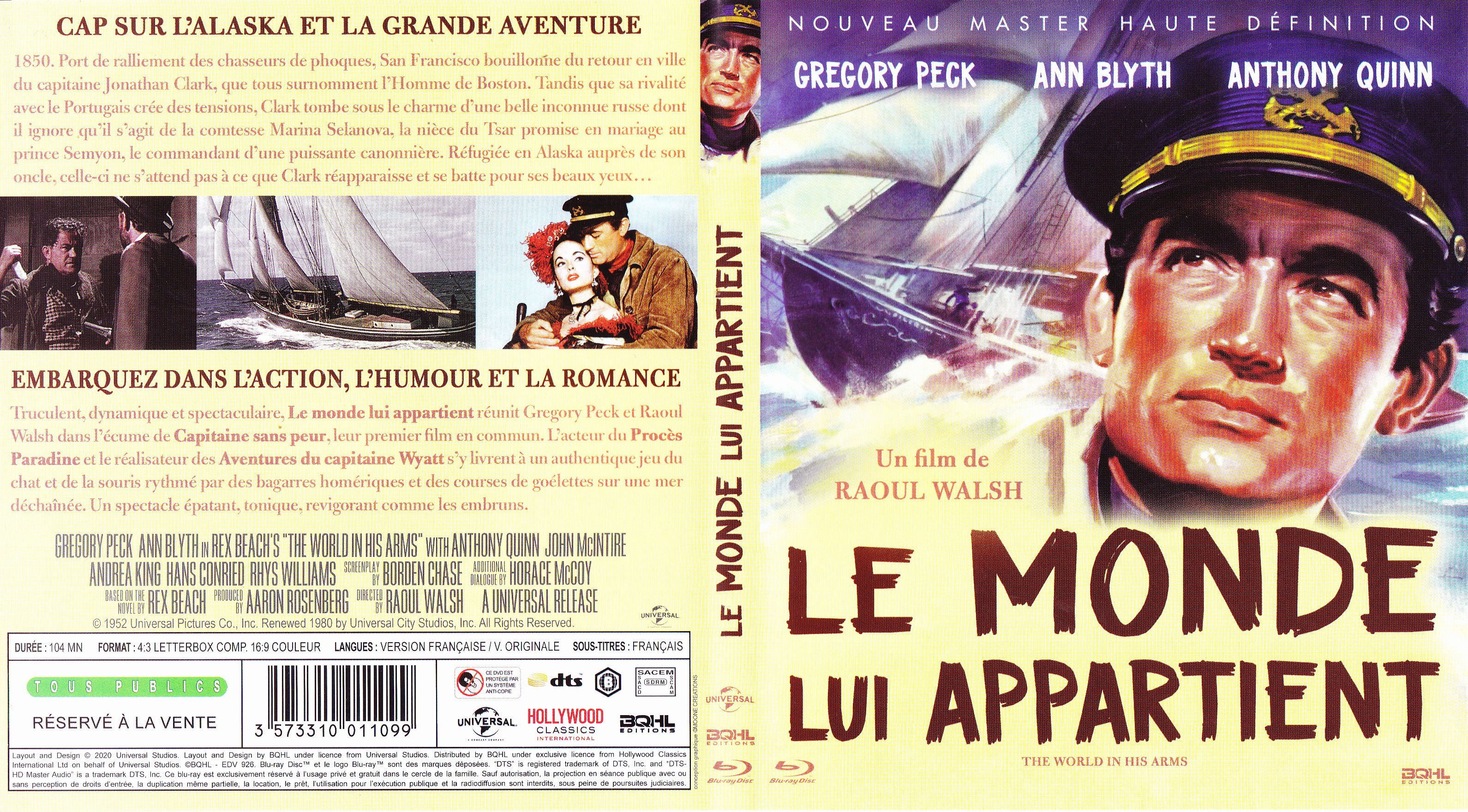 Jaquette DVD Le monde lui appartient (BLU-RAY)