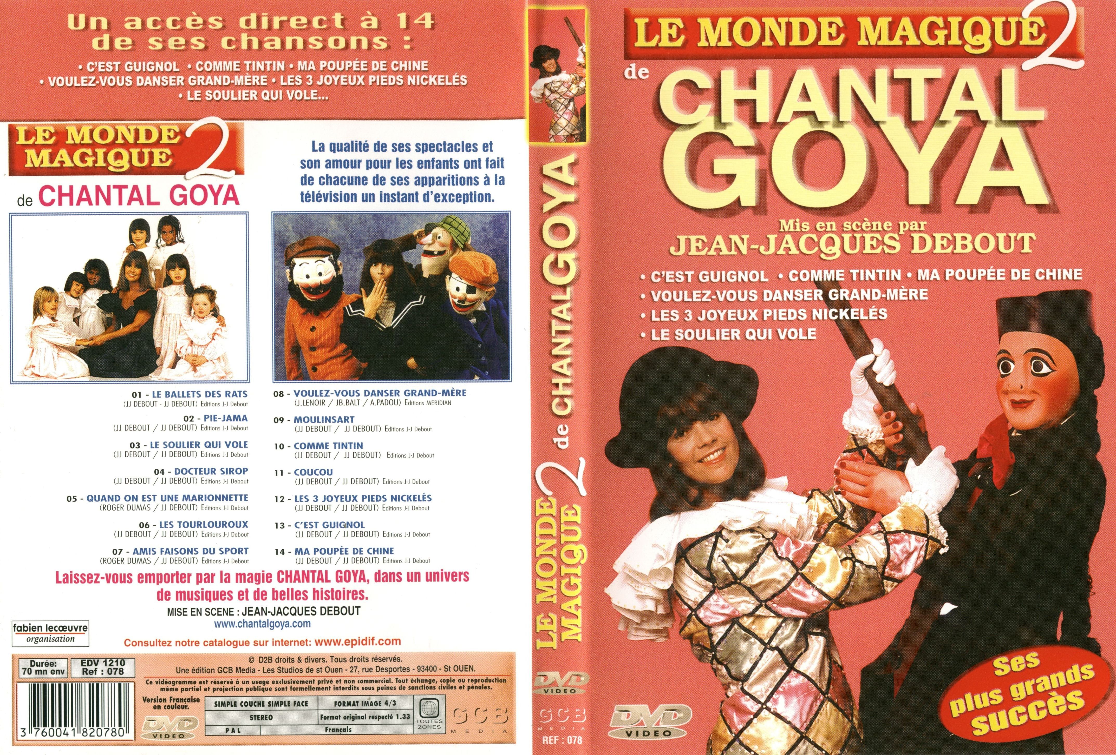Jaquette DVD Le monde magique de Chantal Goya 2