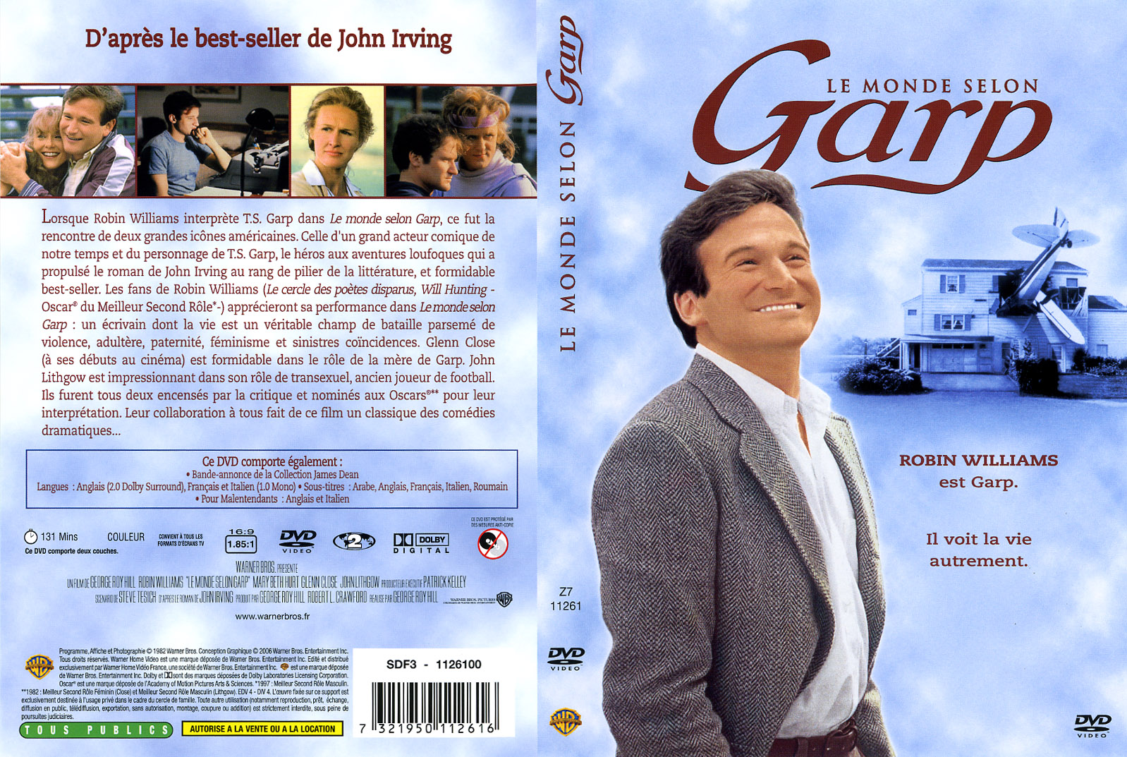 Jaquette DVD Le monde selon Garp
