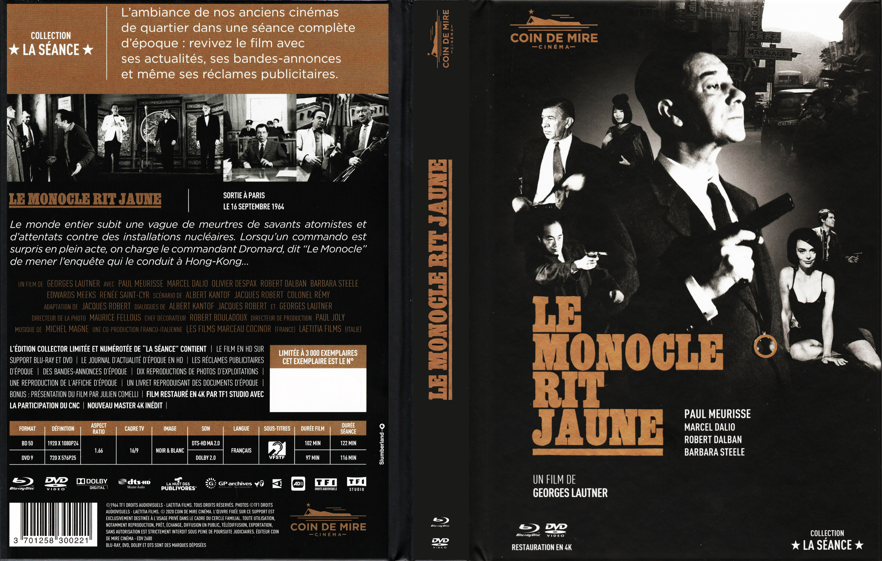 Jaquette DVD Le monocle rit jaune (BLU-RAY)