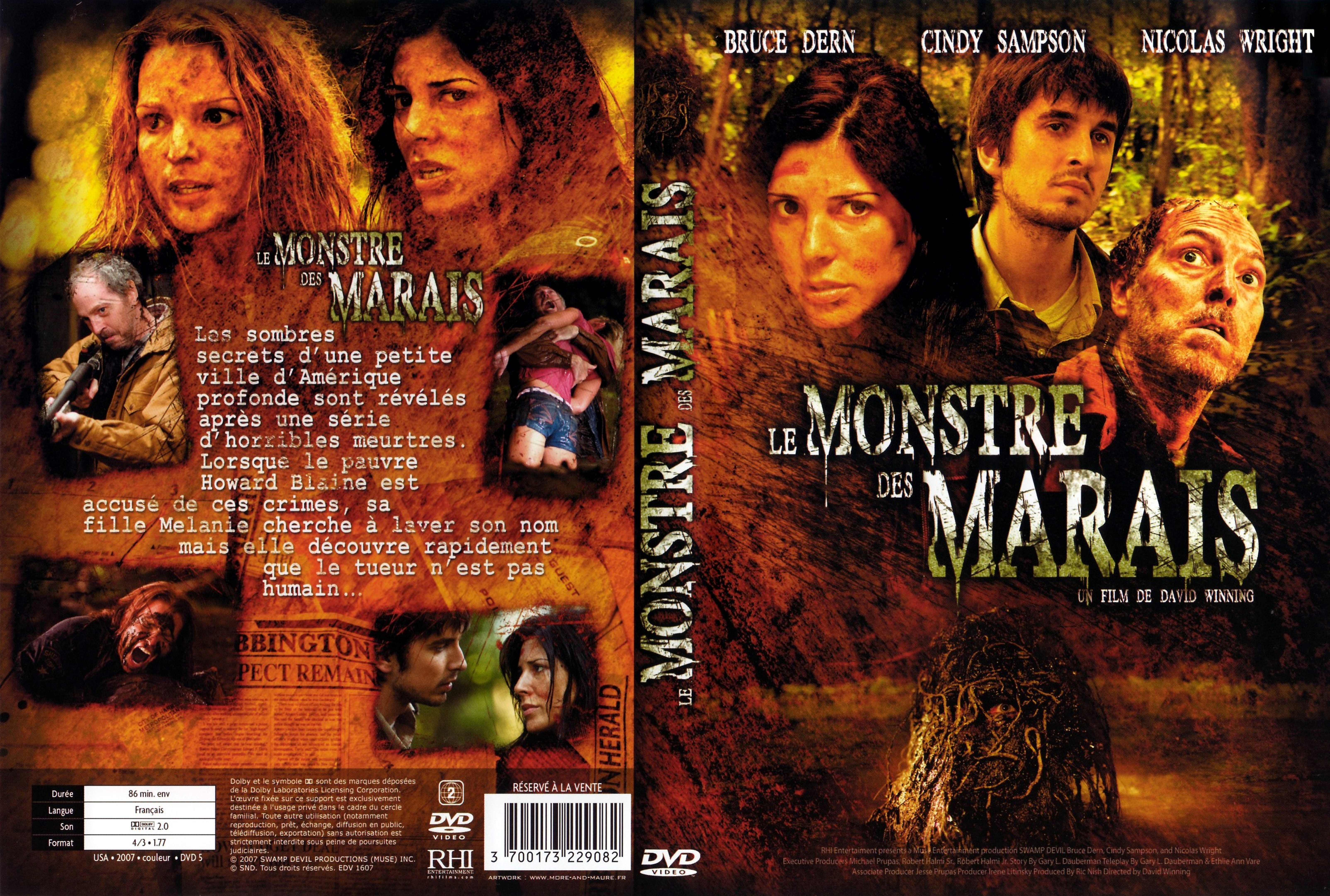 Jaquette DVD Le monstre des marais