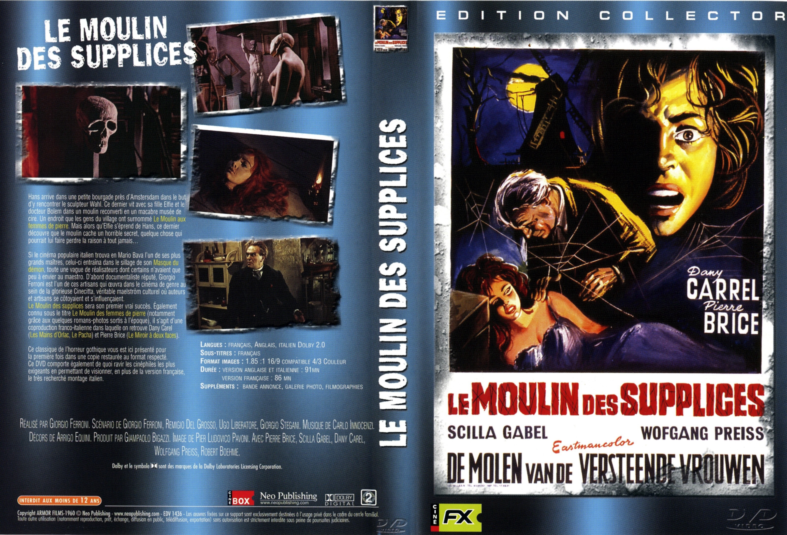 Jaquette DVD Le moulin des supplices