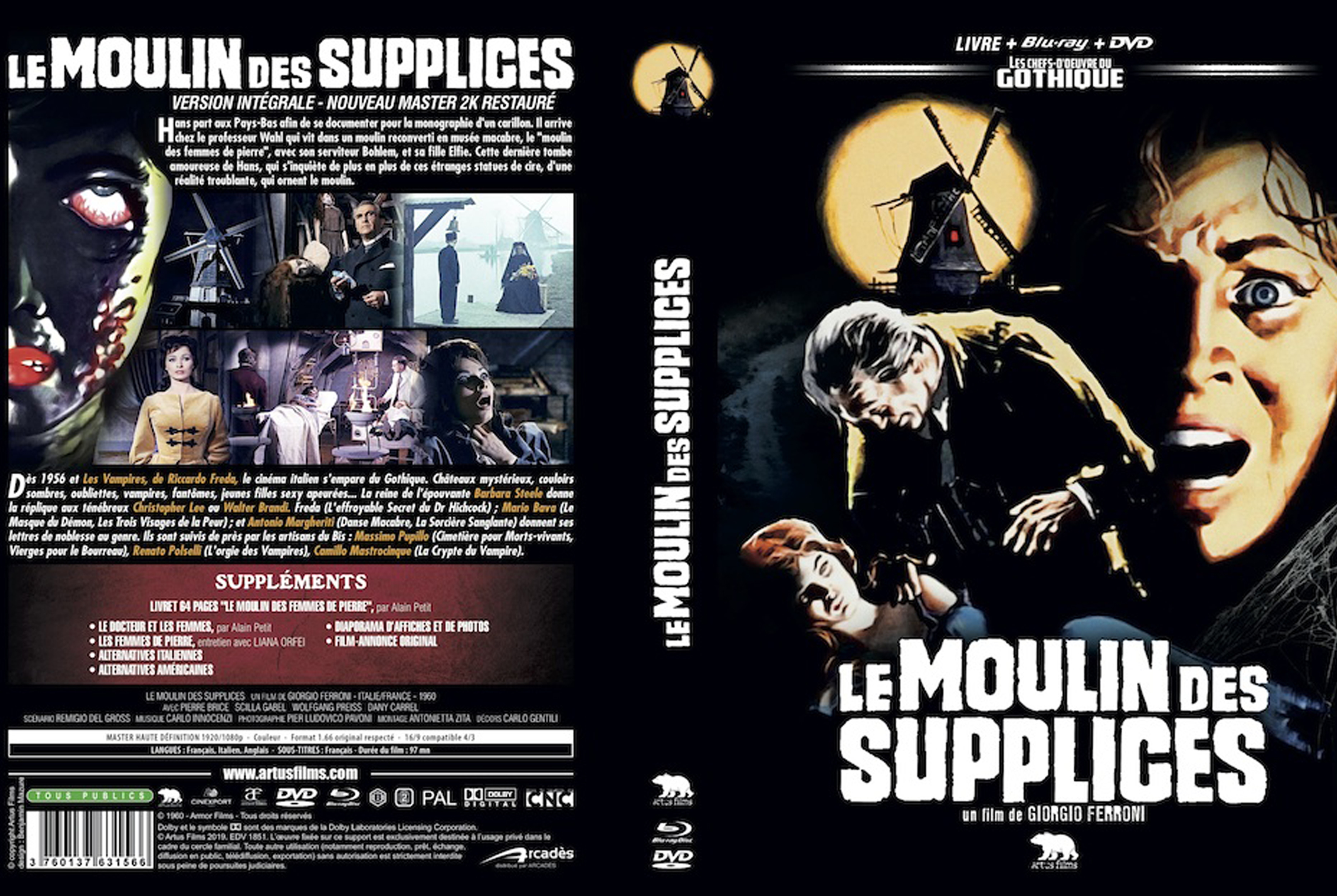 Jaquette DVD Le moulin des supplices (BLU-RAY)