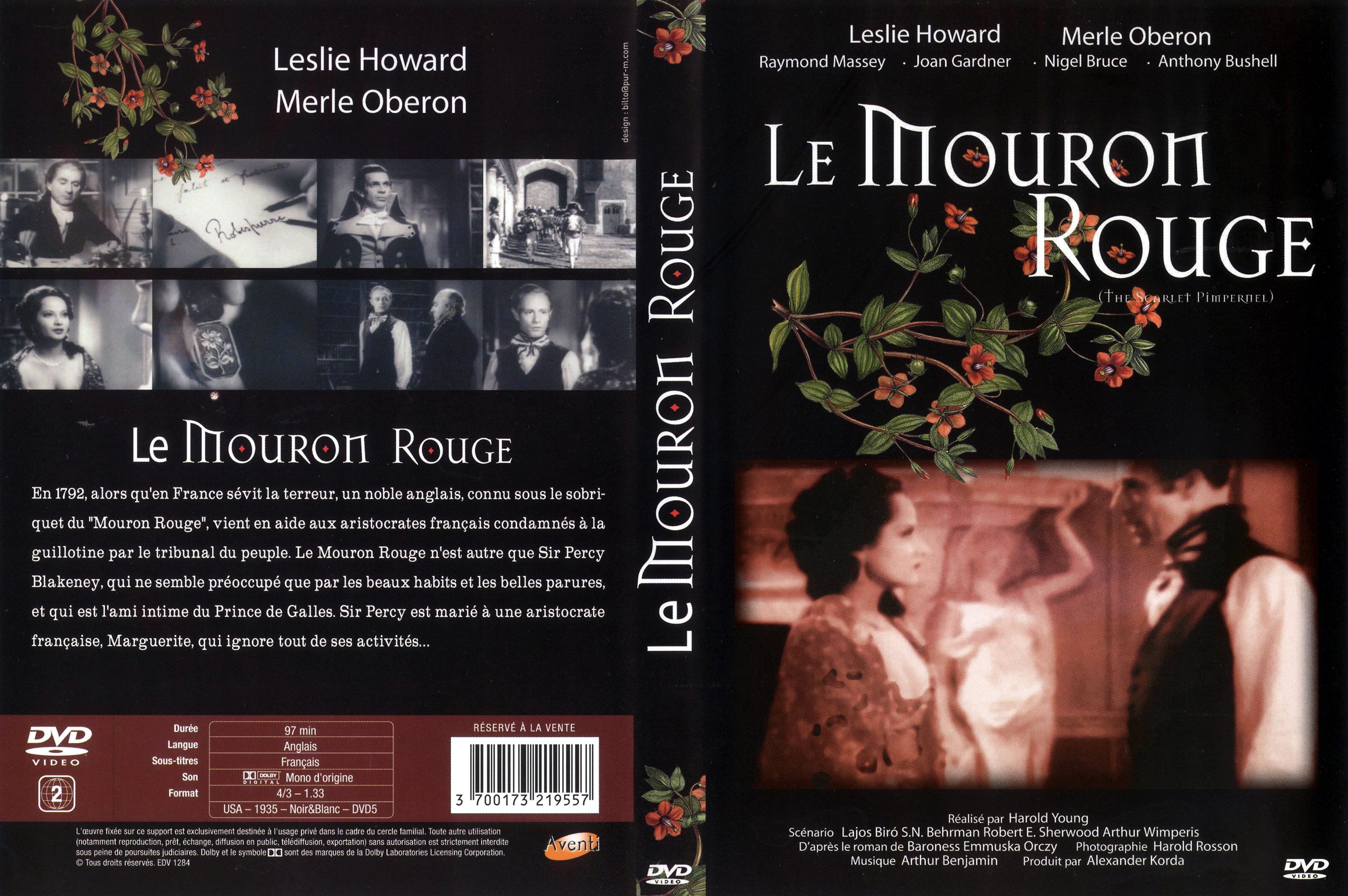 Jaquette DVD Le mouron rouge