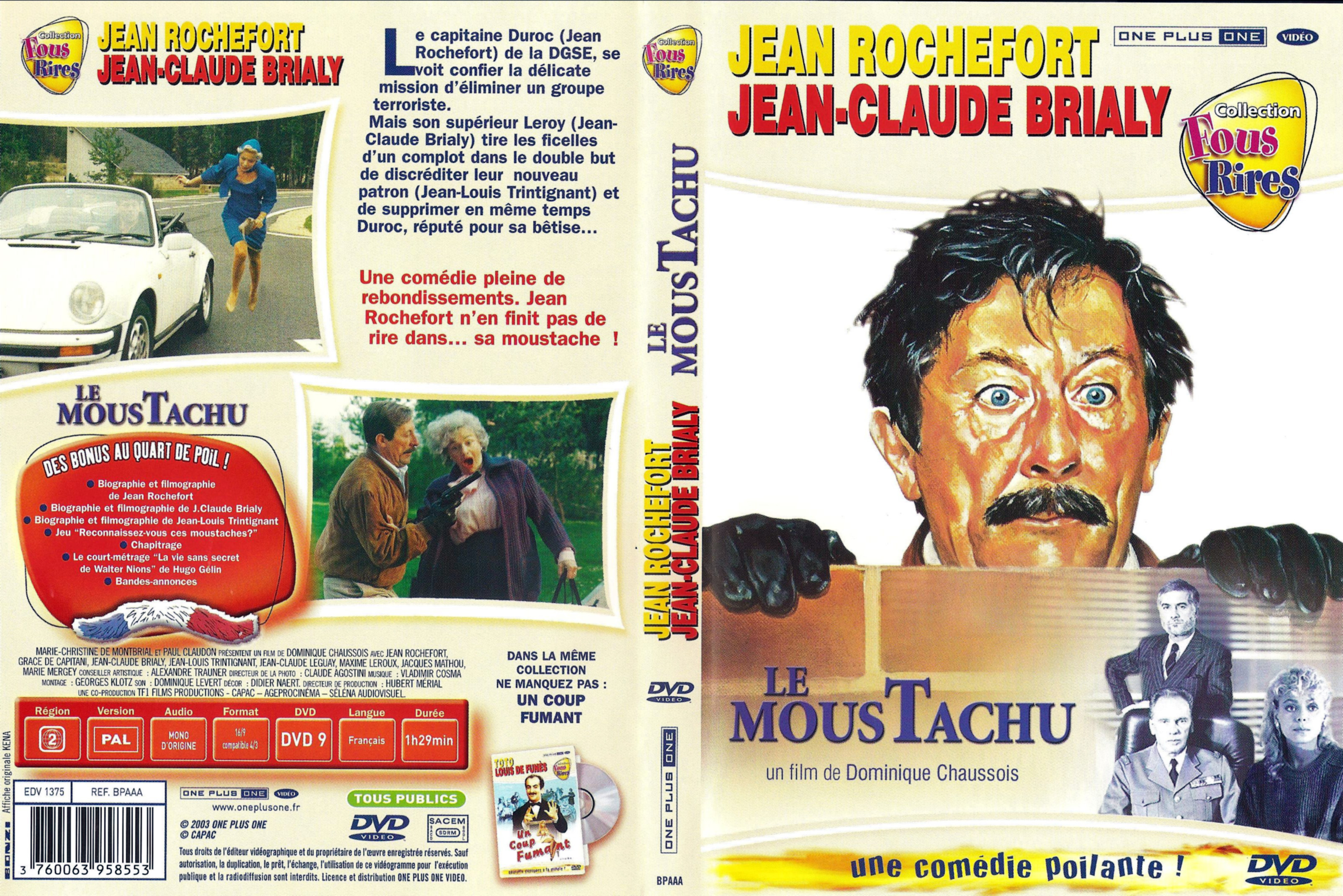 Jaquette DVD Le moustachu