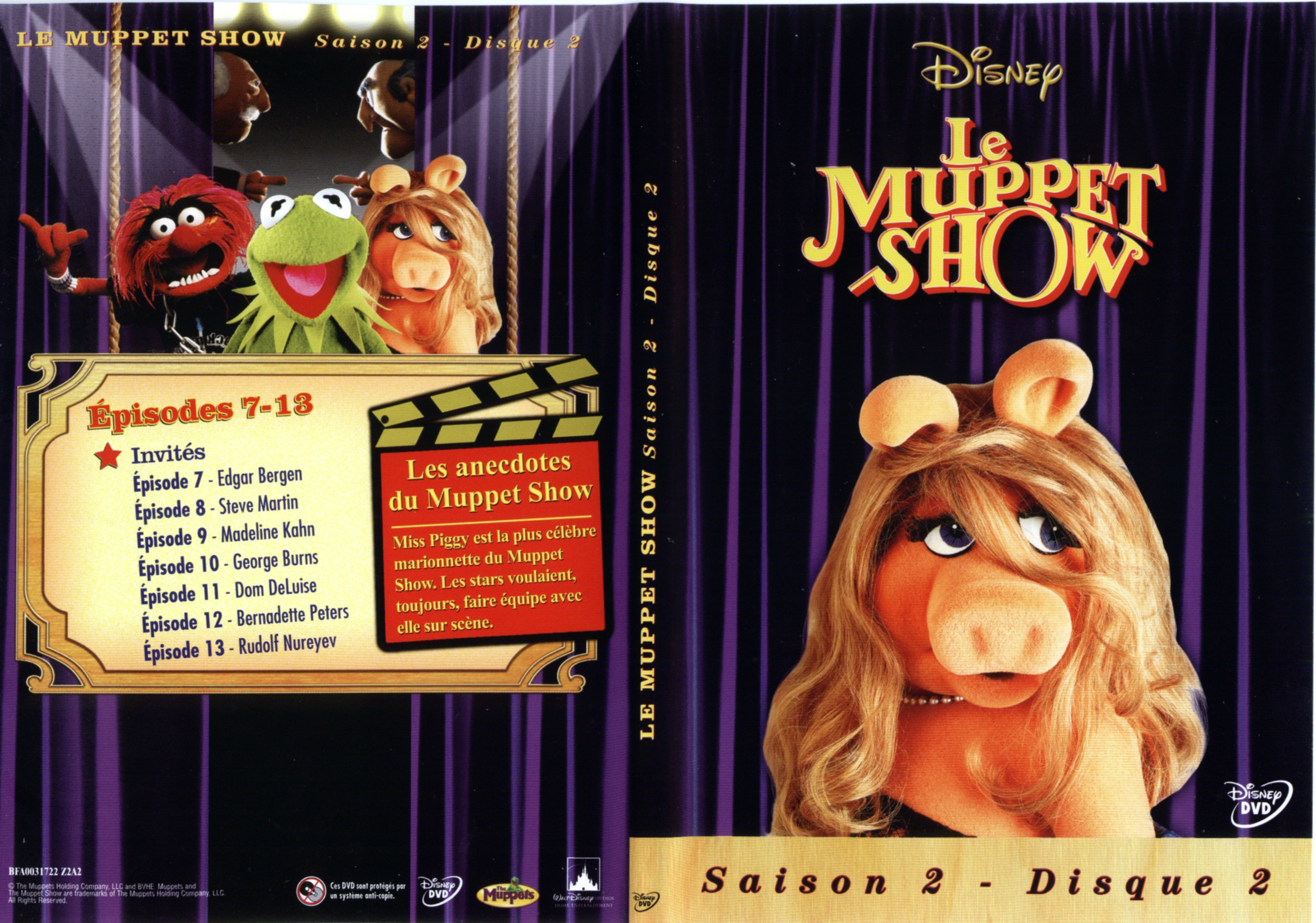 Jaquette DVD Le muppet show Saison 2 DVD 2