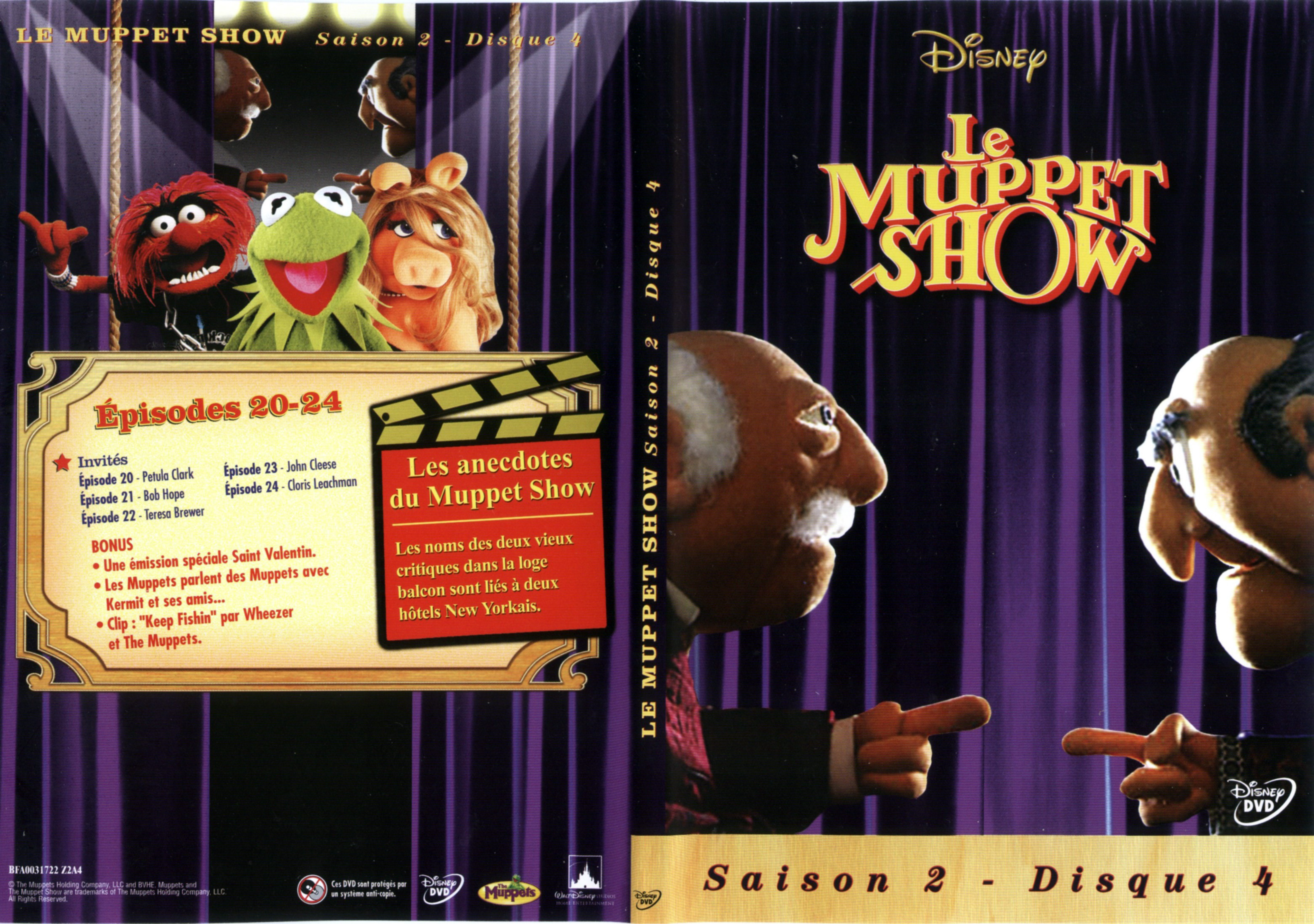 Jaquette DVD Le muppet show Saison 2 DVD 4