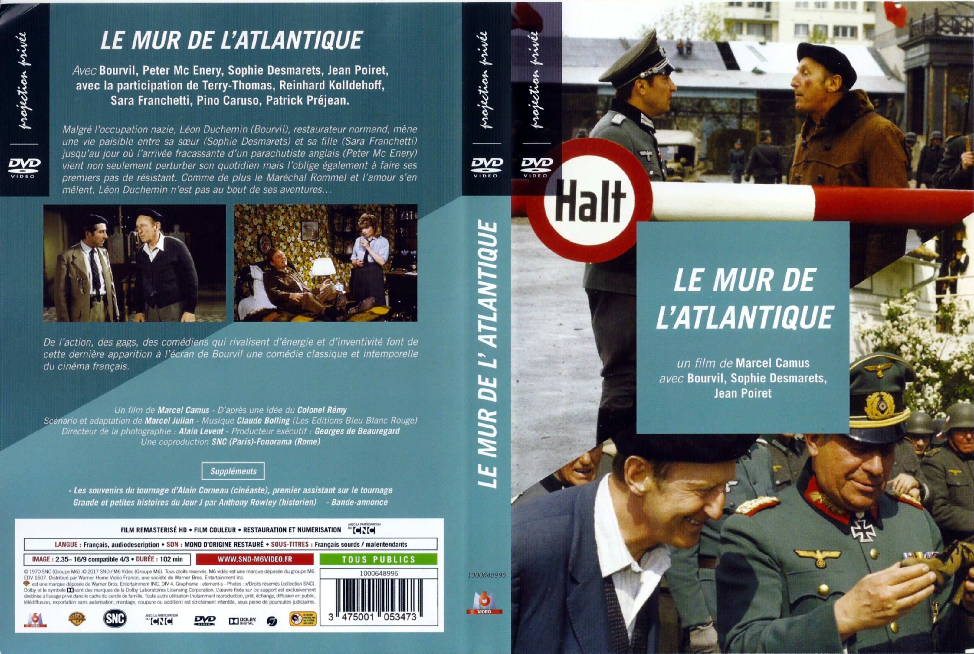 Jaquette DVD Le mur de l-atlantique v3