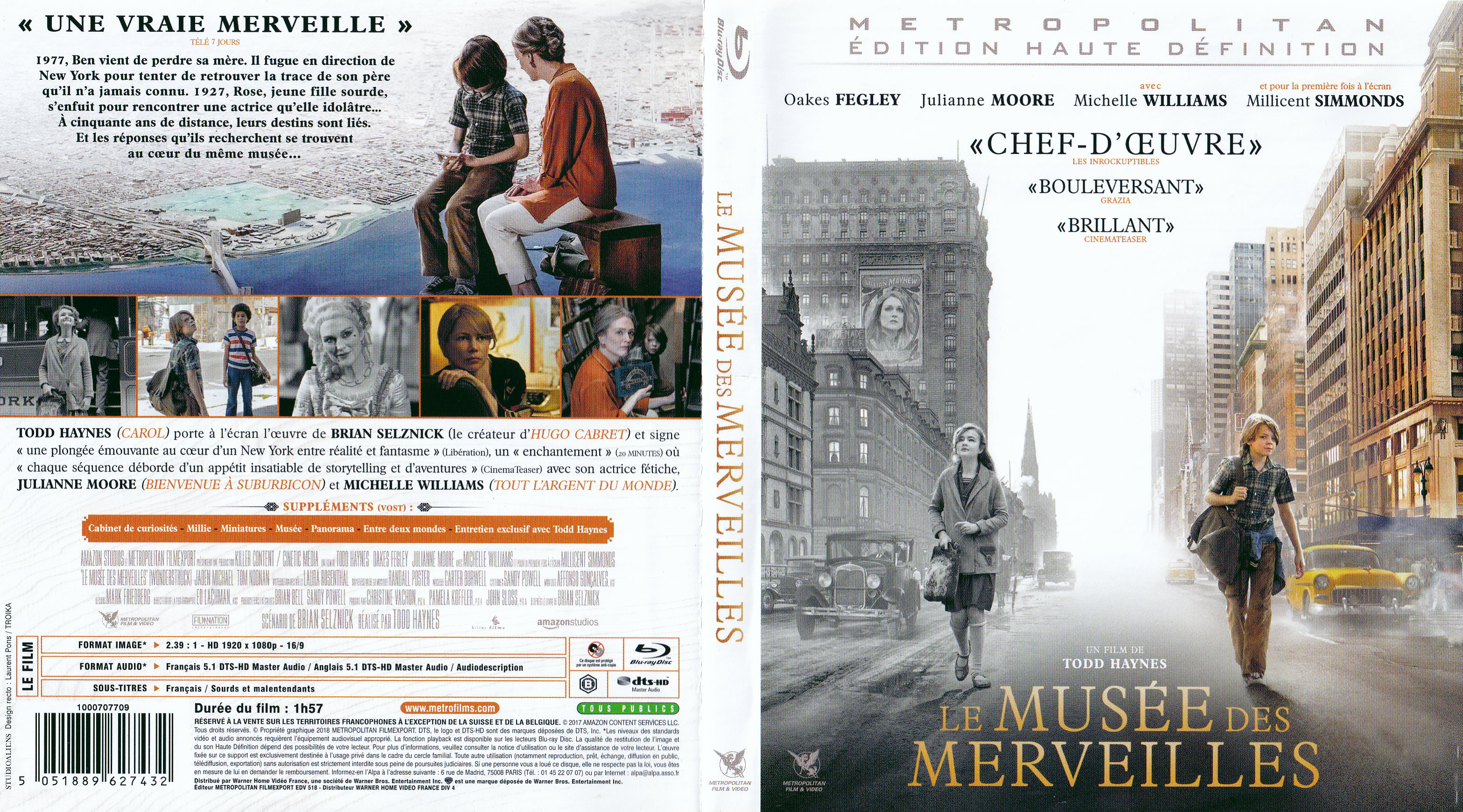 Jaquette DVD Le musee des merveilles (BLU-RAY)