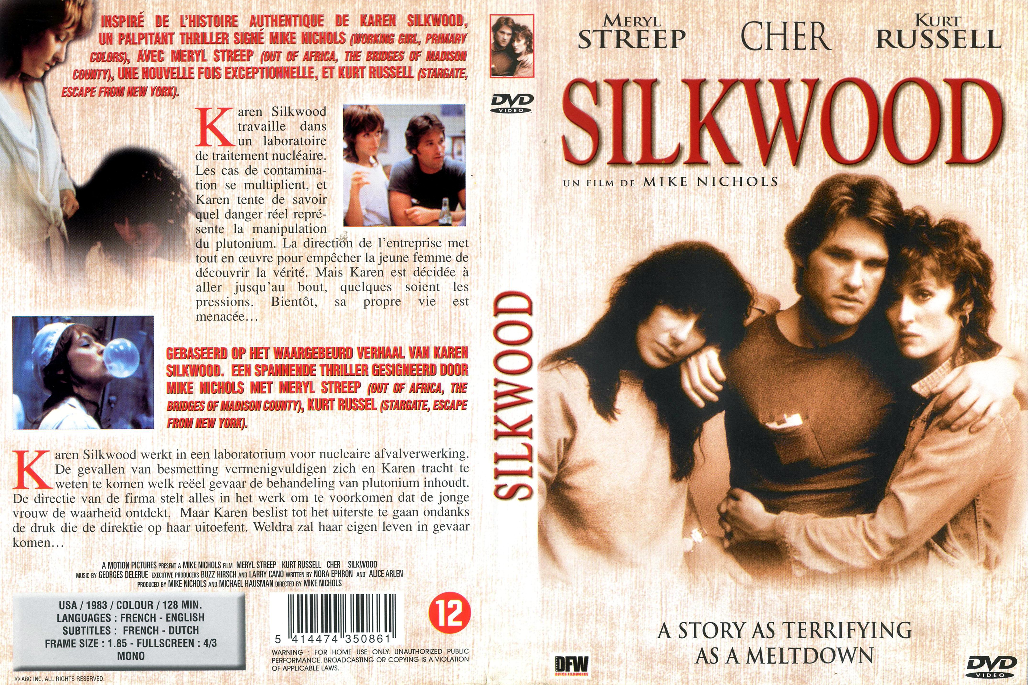 Jaquette DVD Le mystre Silkwood v2