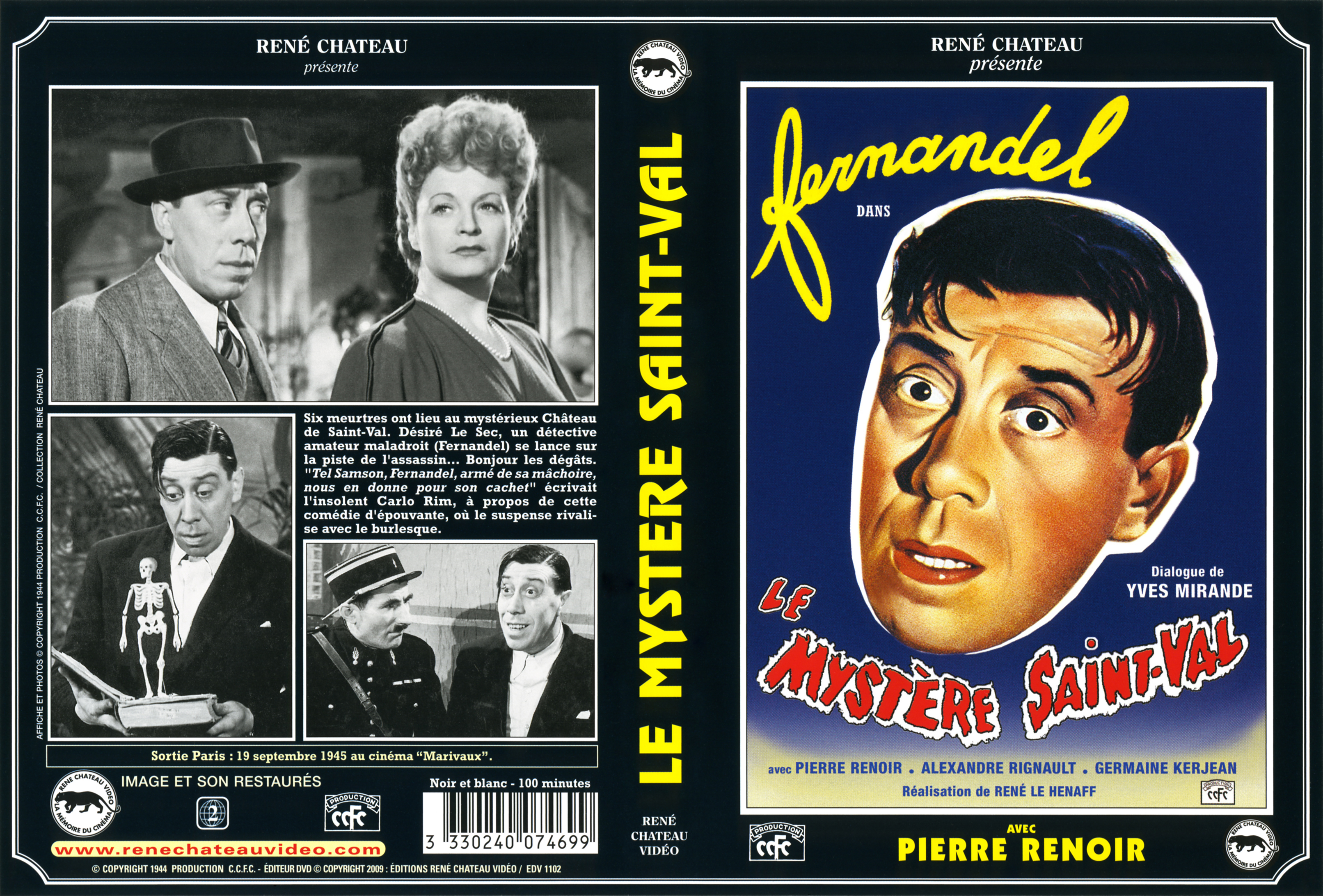 Jaquette DVD Le mystre saint-val v2