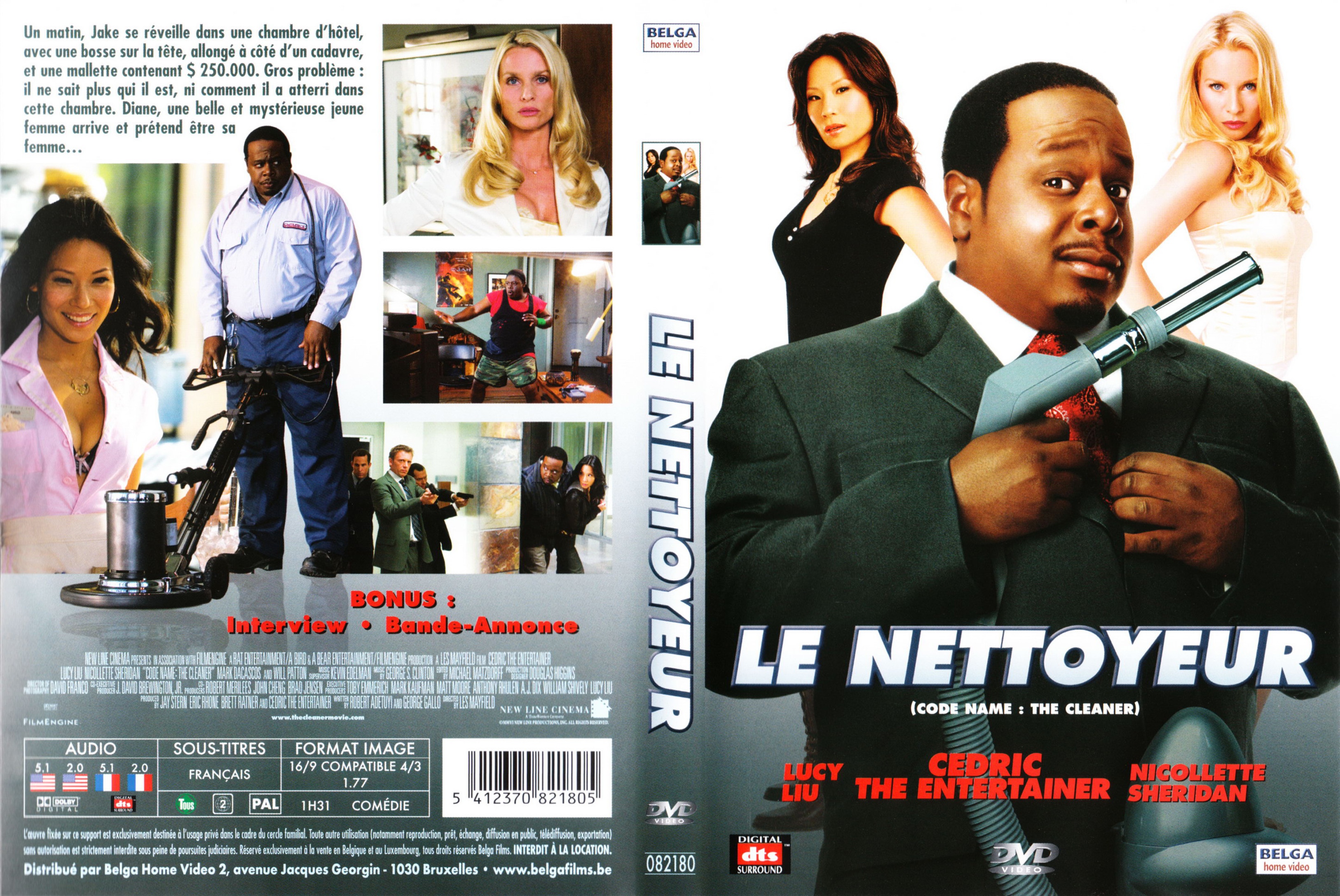 Jaquette DVD Le nettoyeur
