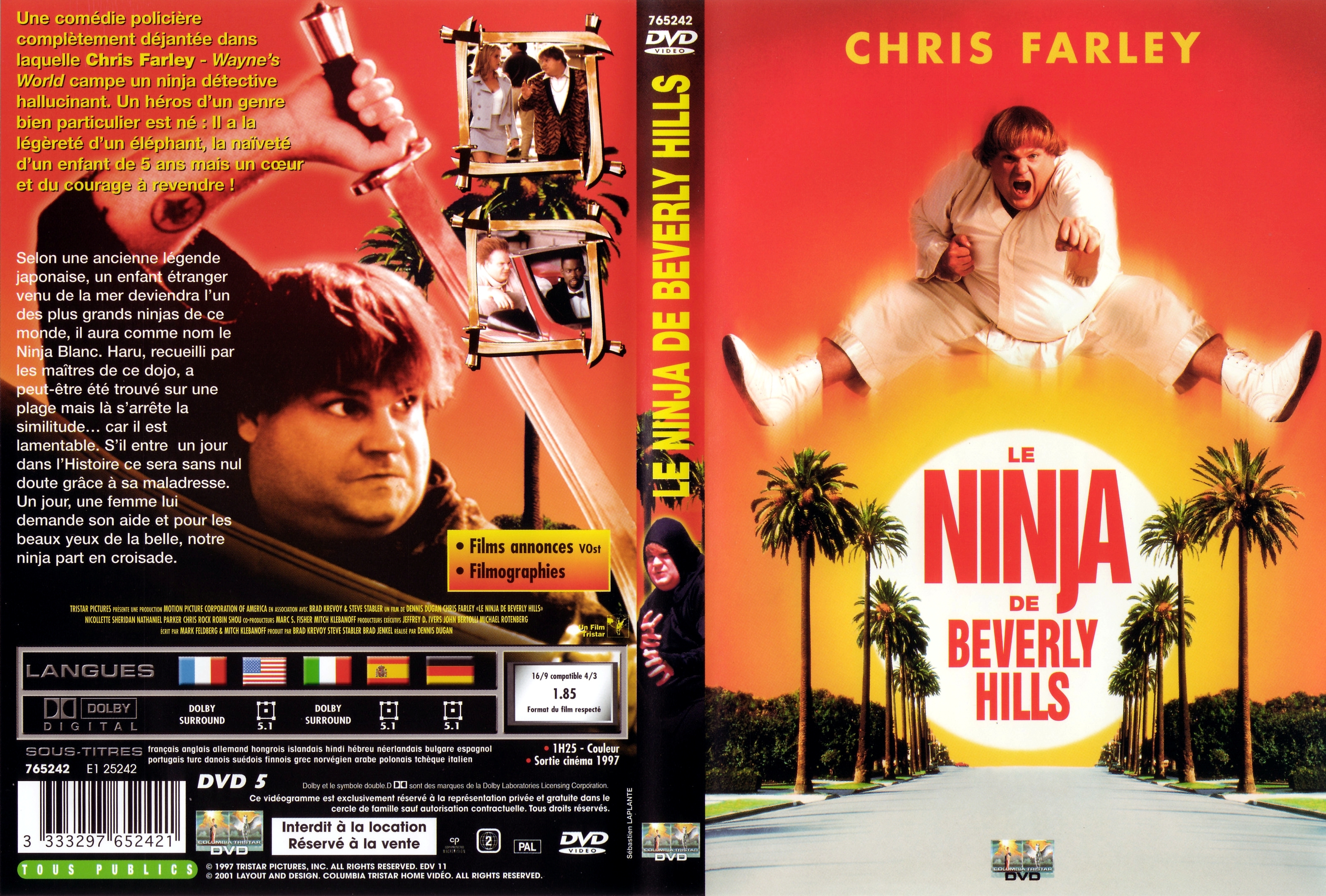 Jaquette DVD Le ninja de Beverly Hills