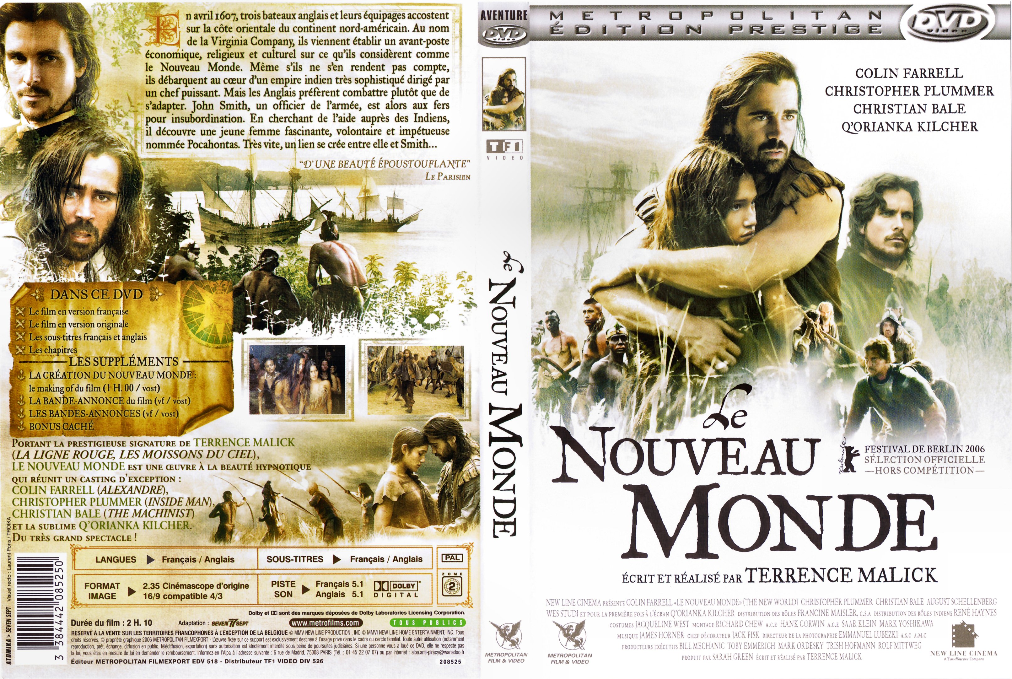 Jaquette DVD Le nouveau monde v2