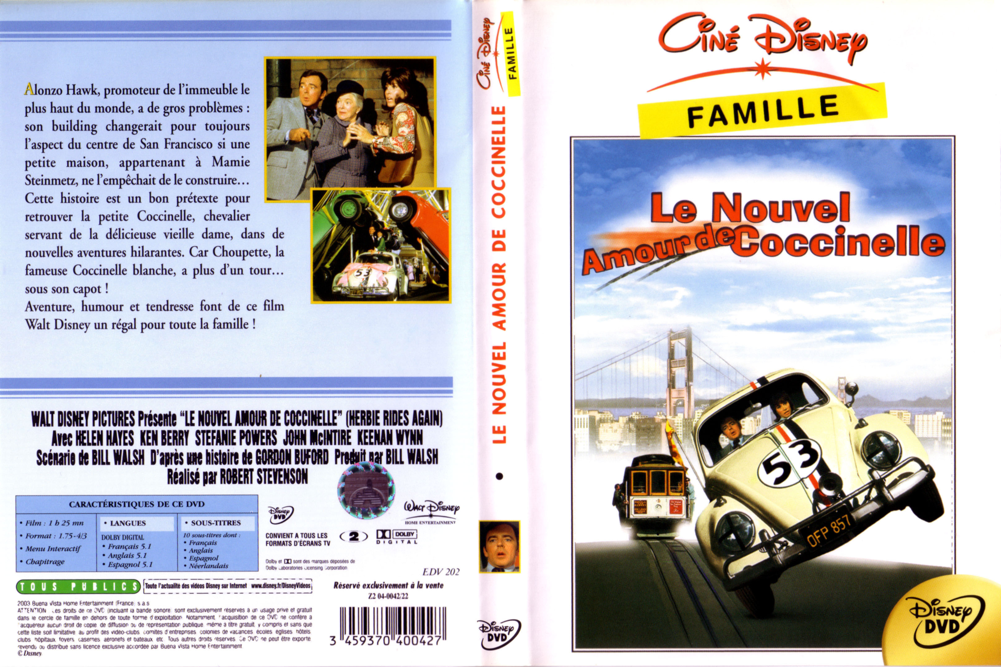 Jaquette DVD Le nouvel amour de coccinelle v2