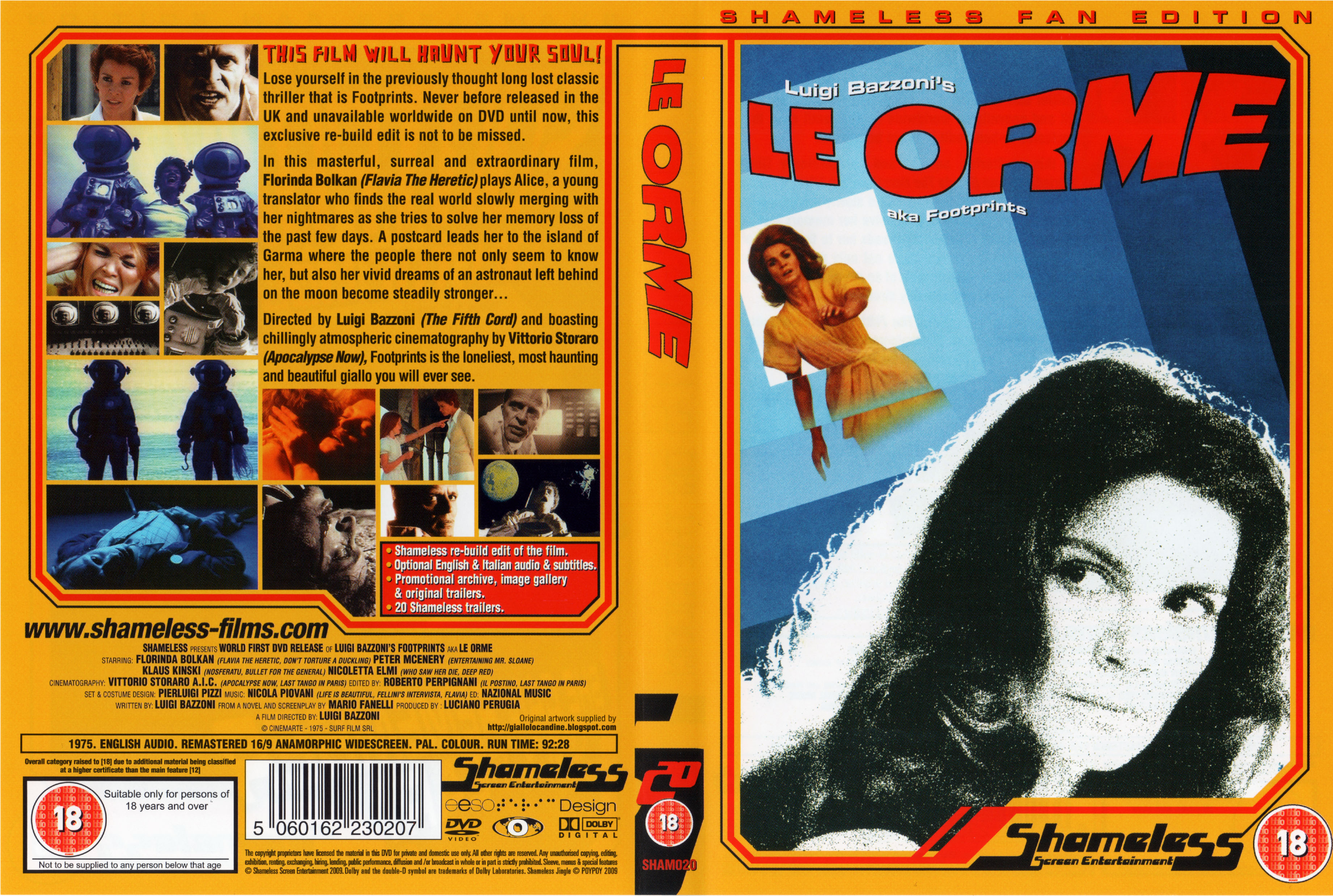 Jaquette DVD Le orme Zone 1