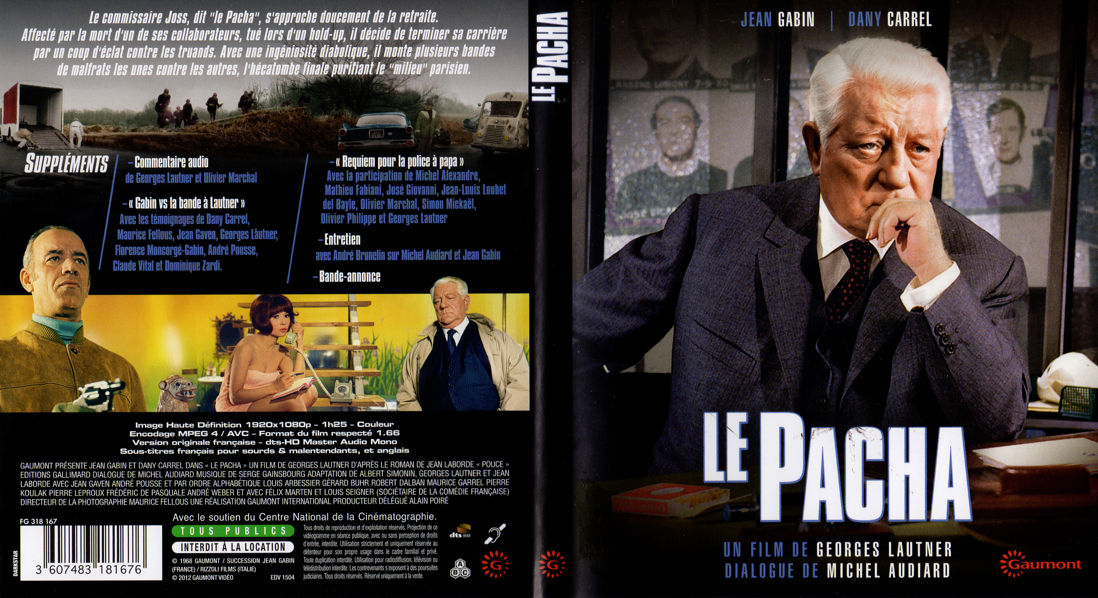 Jaquette DVD Le pacha (BLU-RAY)