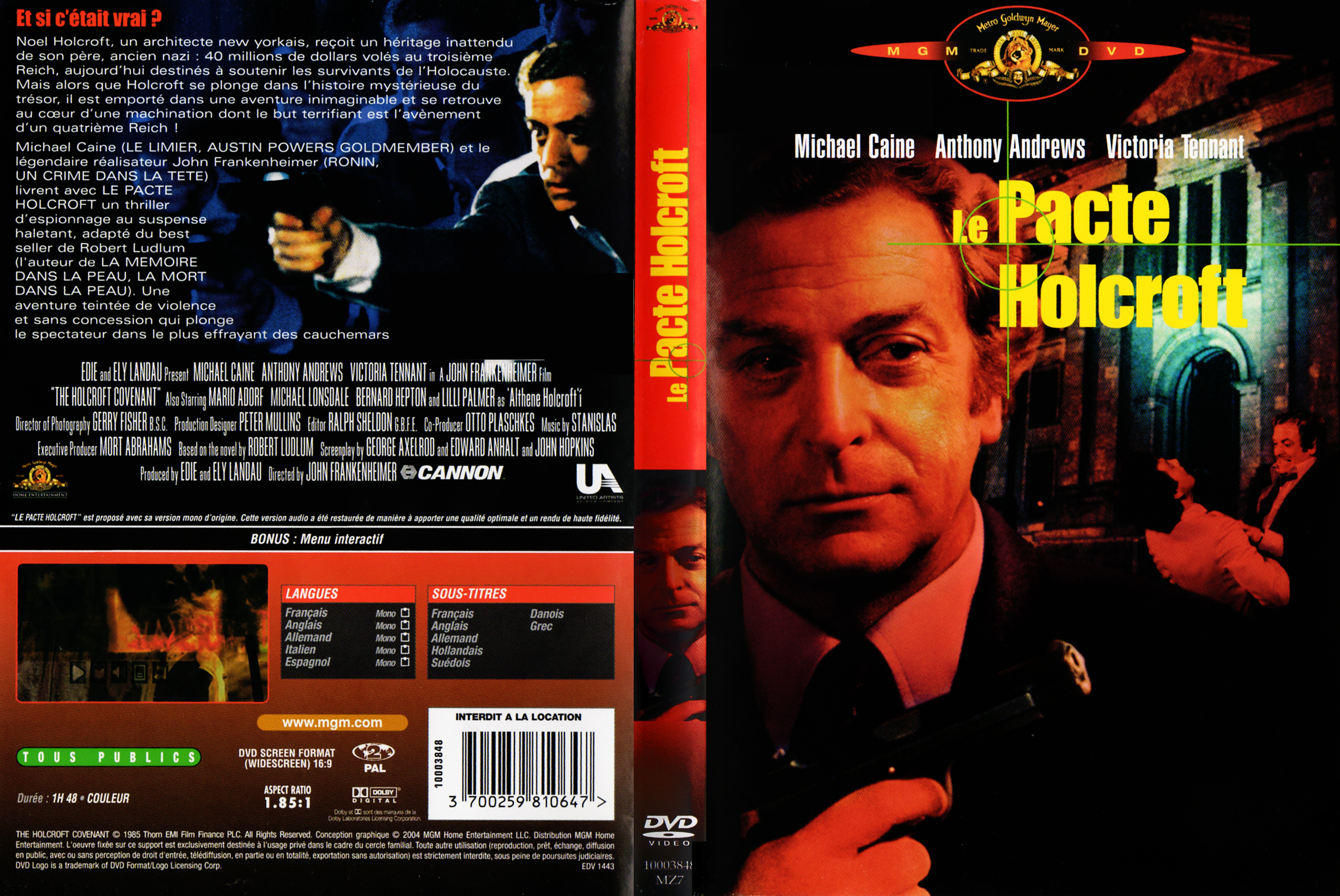 Jaquette DVD Le pacte Holcroft