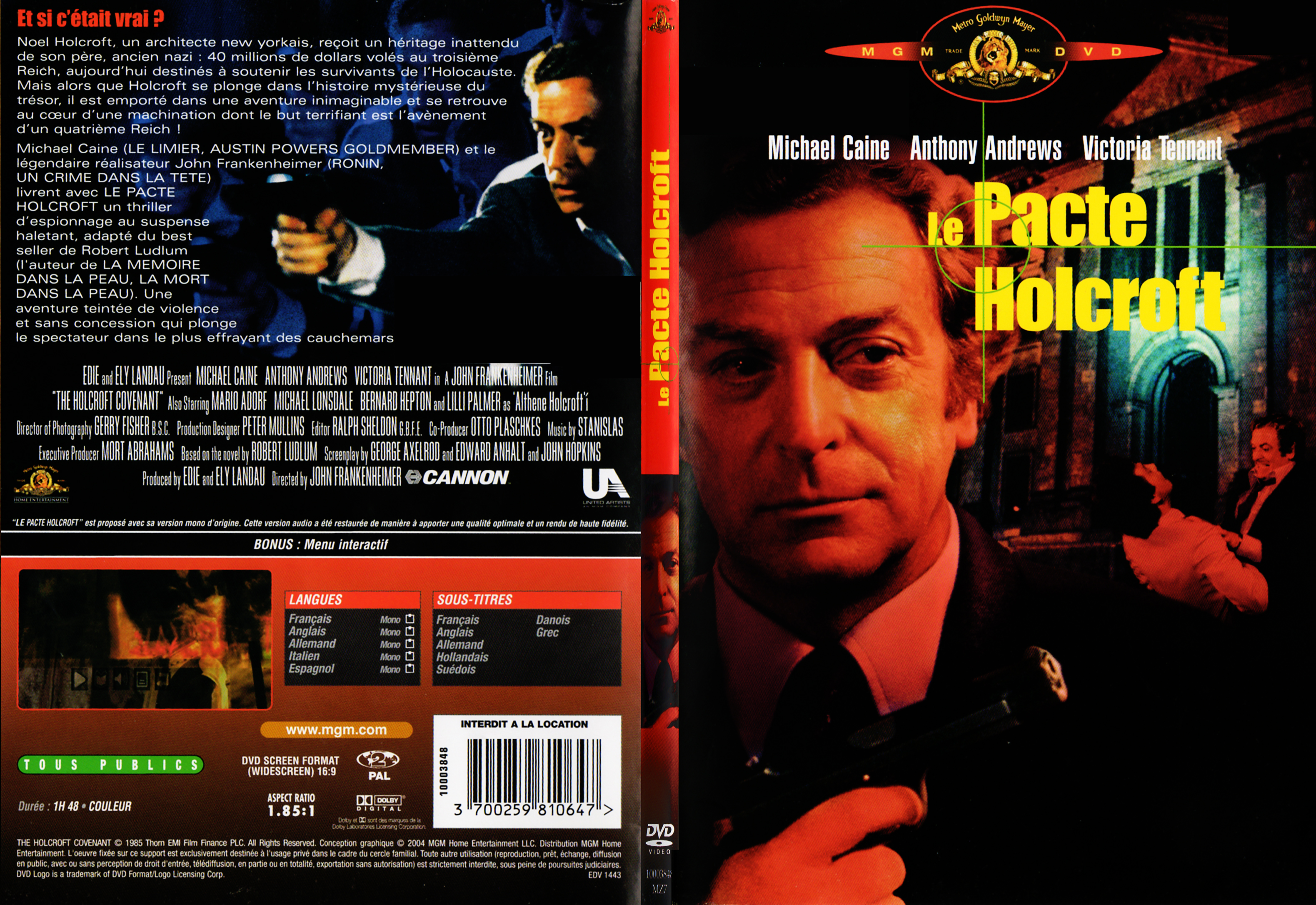 Jaquette DVD Le pacte Holcroft - SLIM
