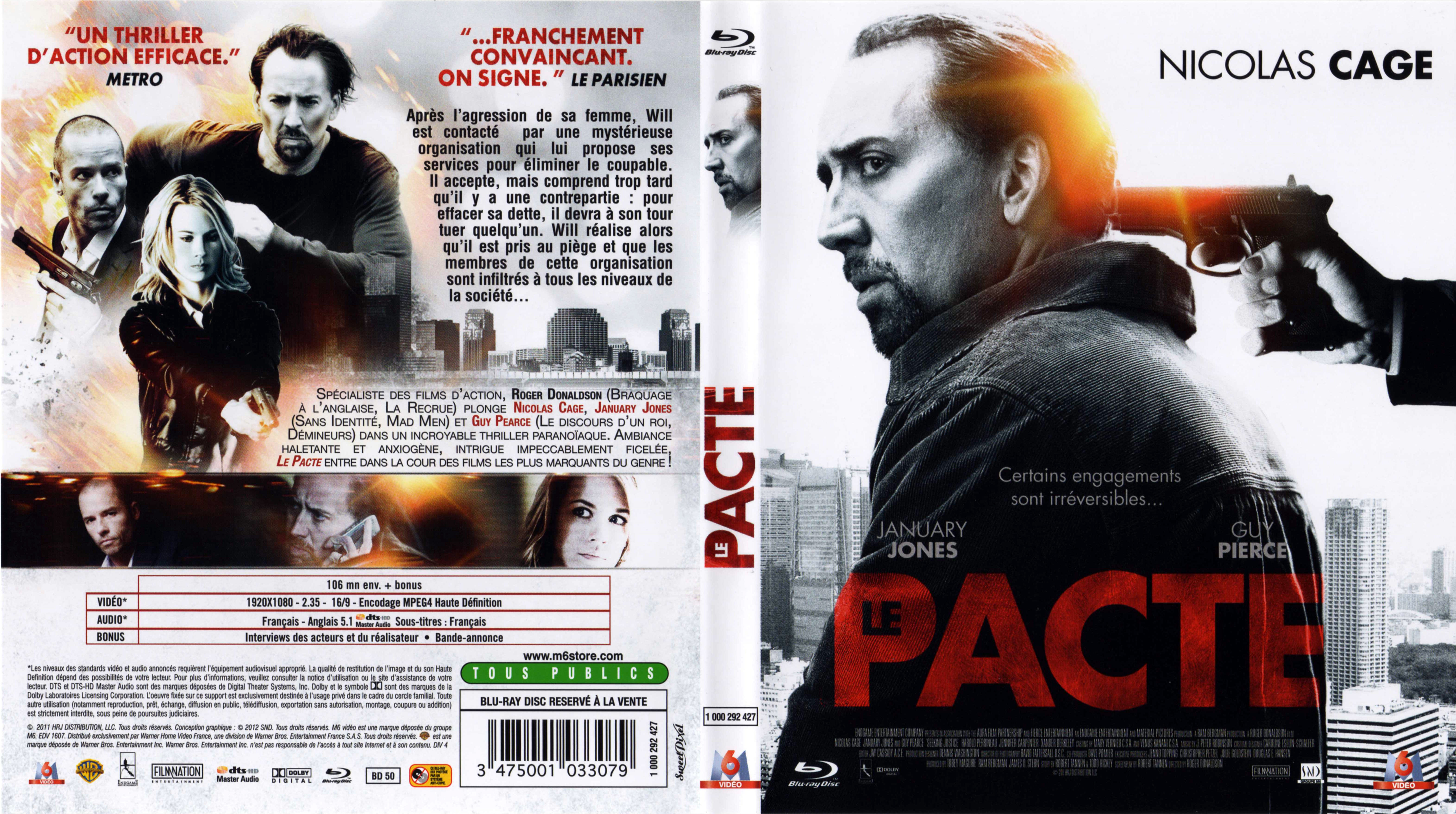 Jaquette DVD Le pacte (2012) (BLU-RAY)