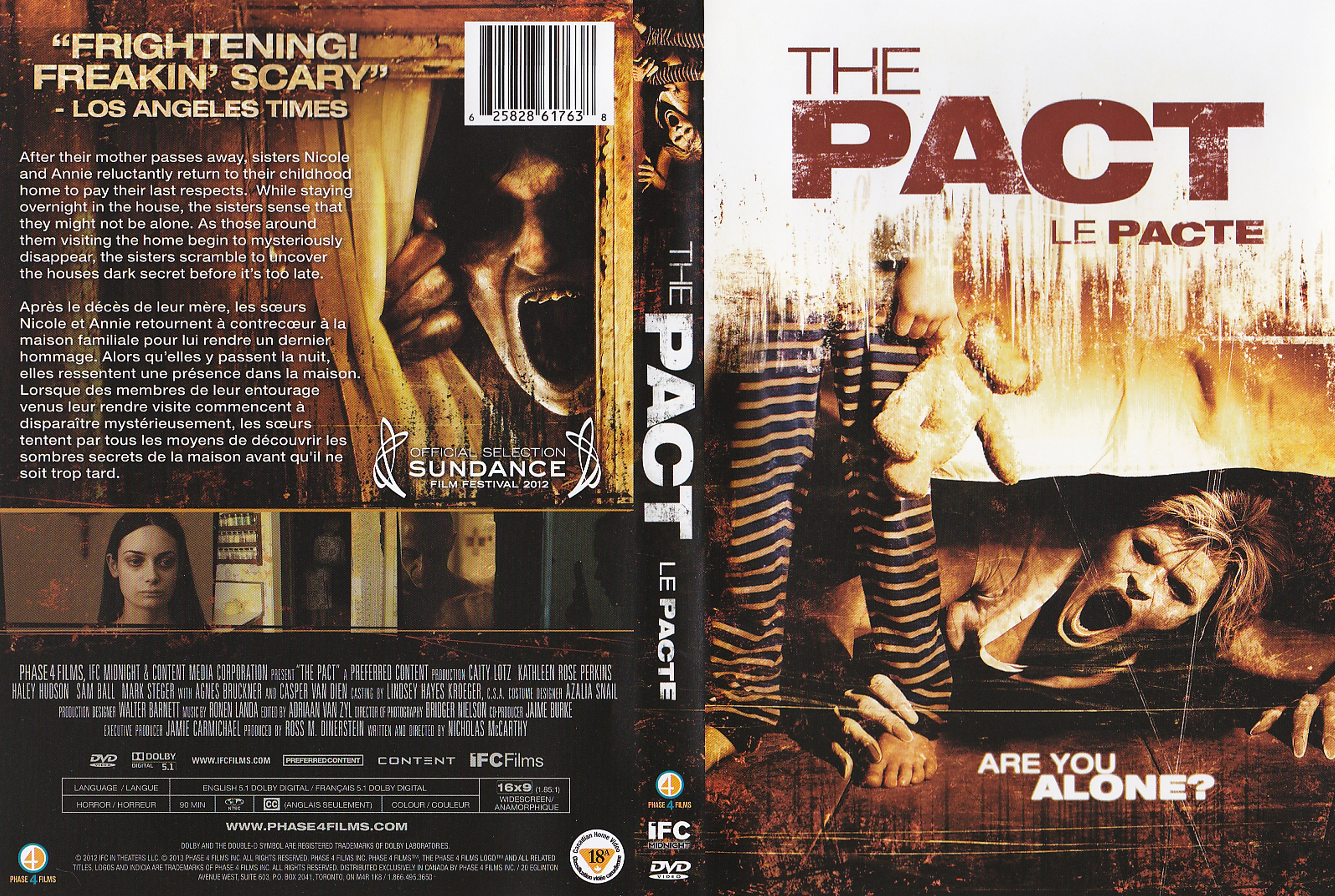 Jaquette DVD Le pacte - The pact (Canadienne)