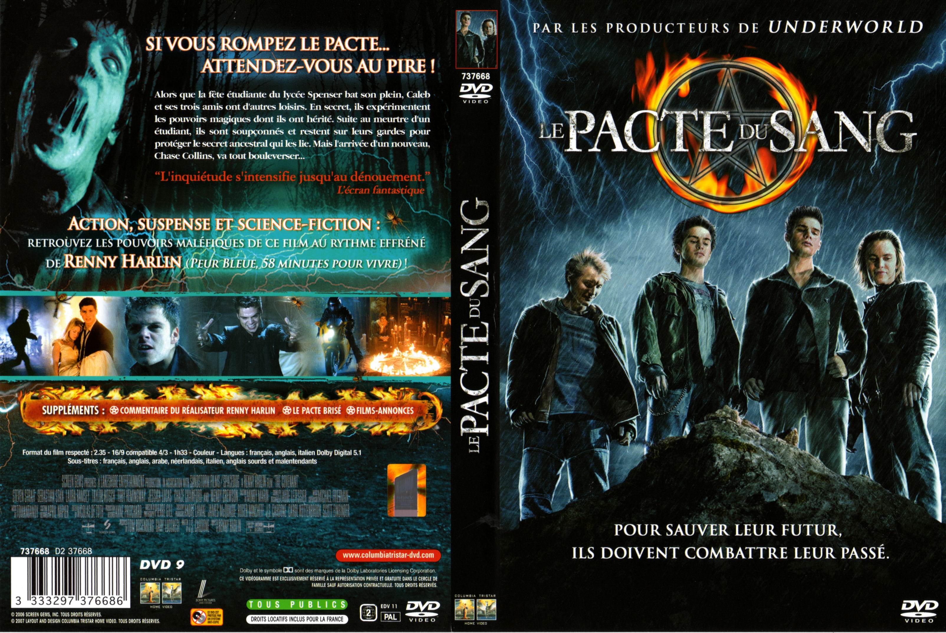 Jaquette DVD Le pacte du sang