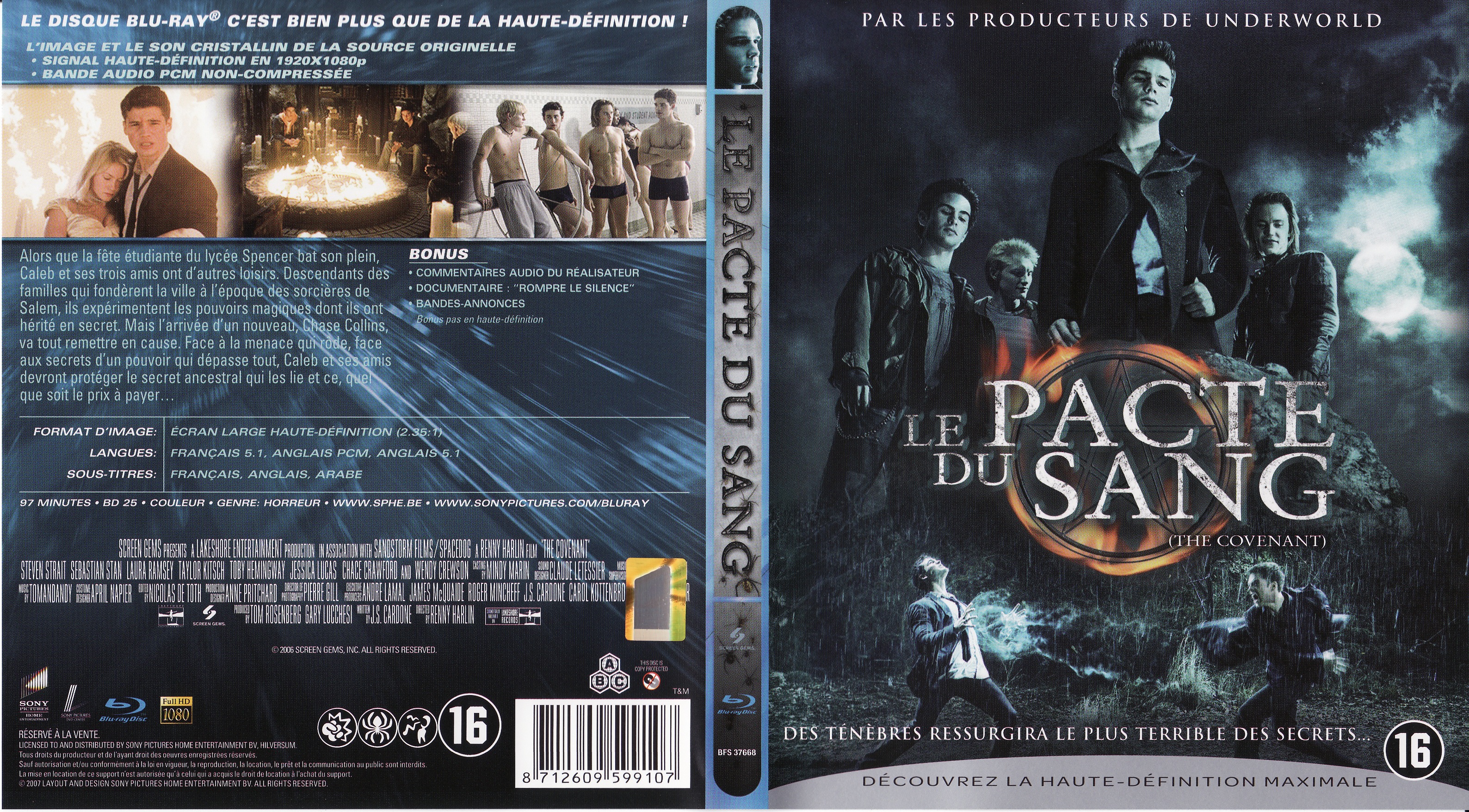 Jaquette DVD Le pacte du sang (BLU-RAY)