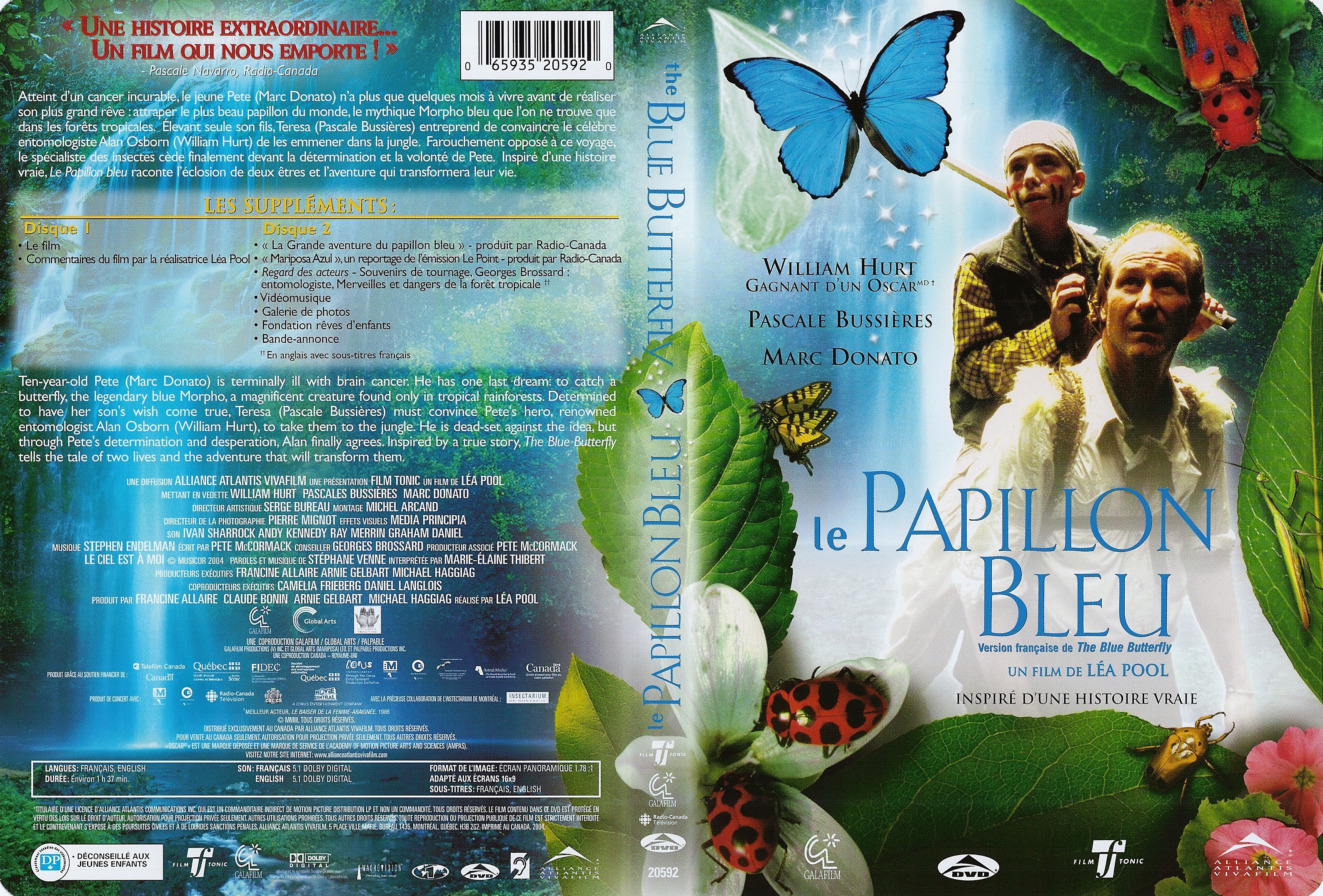 Jaquette DVD Le papillon bleu
