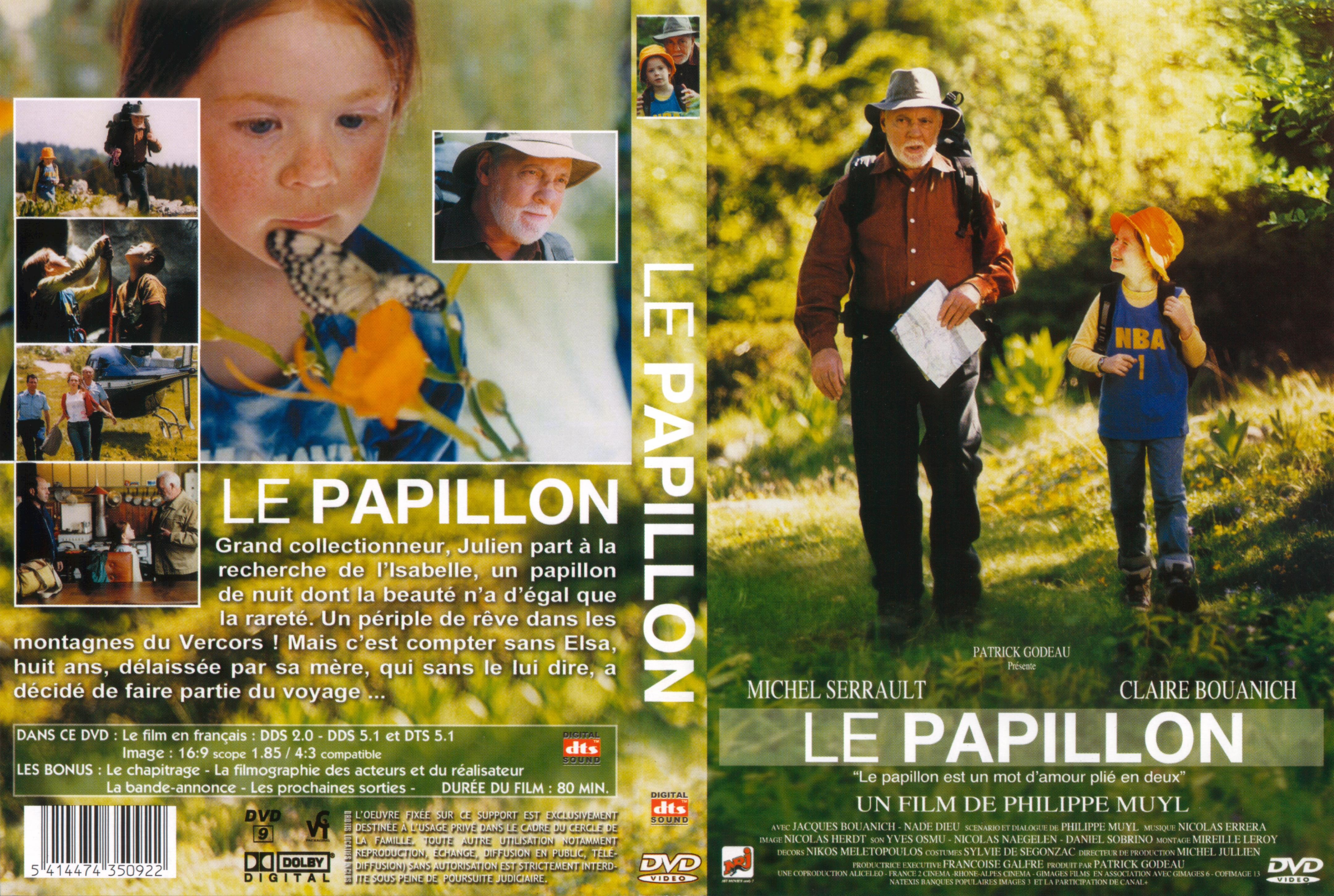 Jaquette DVD Le papillon v2