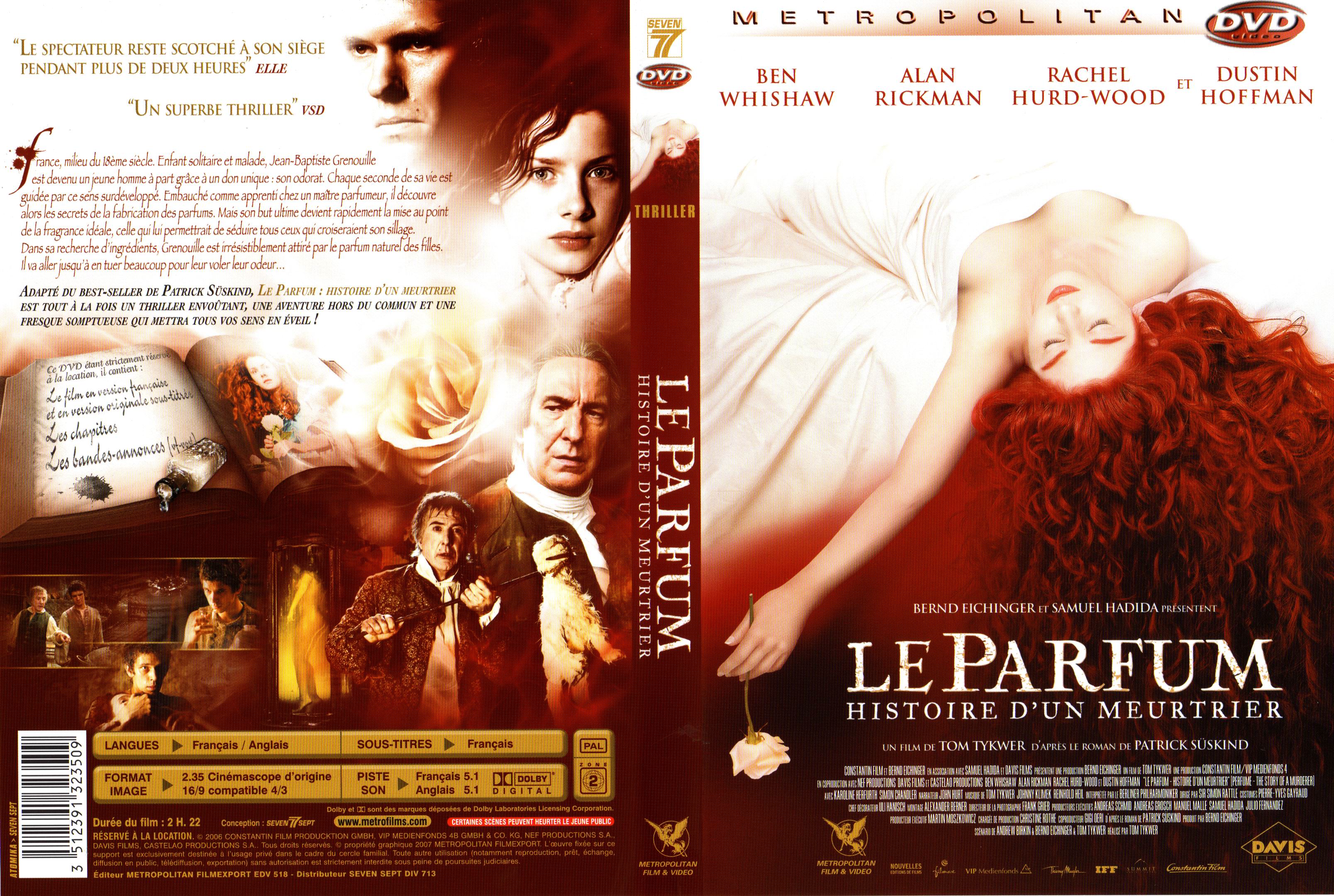 Jaquette DVD Le parfum